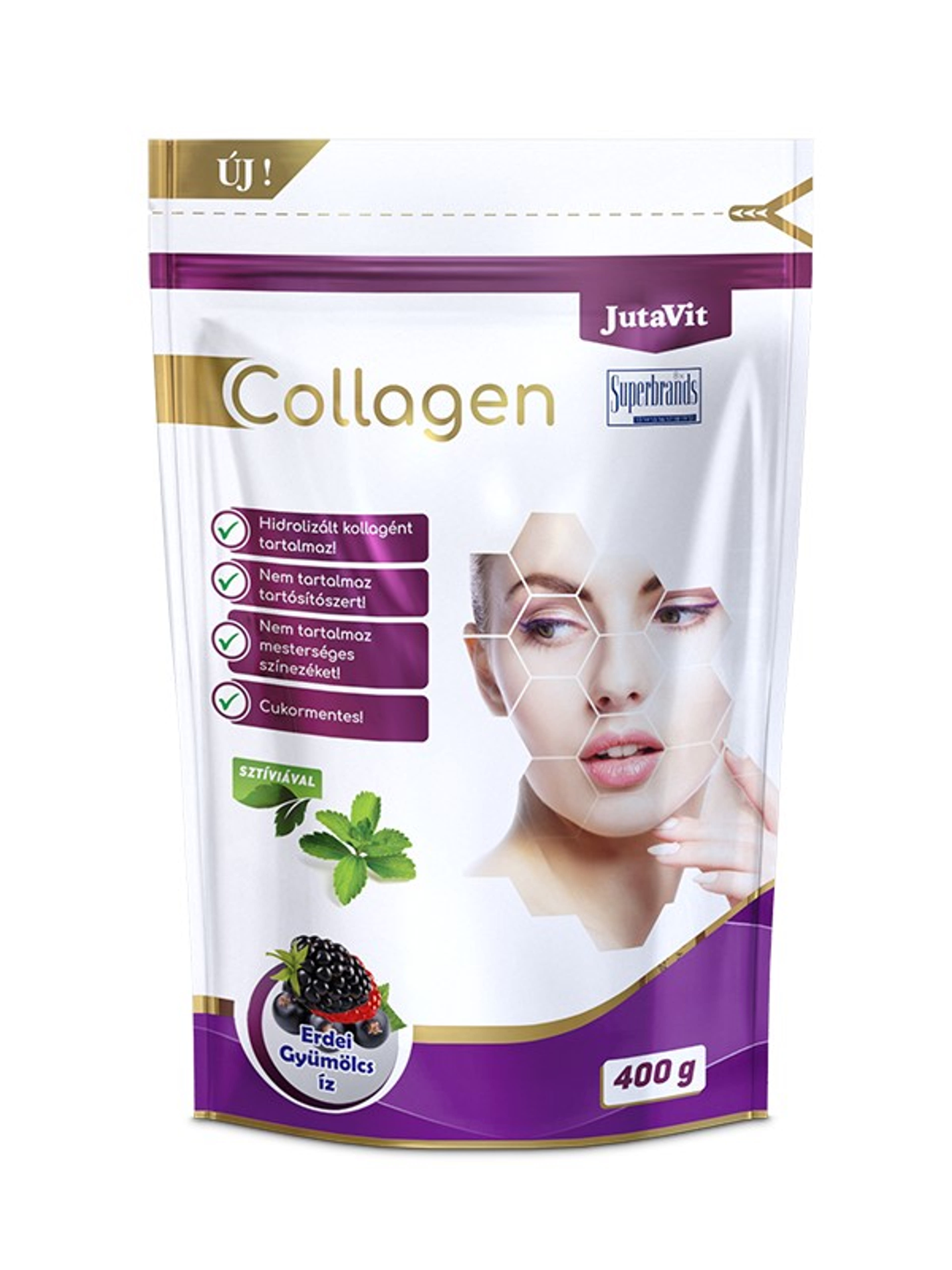 JutaVit Collagen Komplex, erdei gyümölcs - 400 g