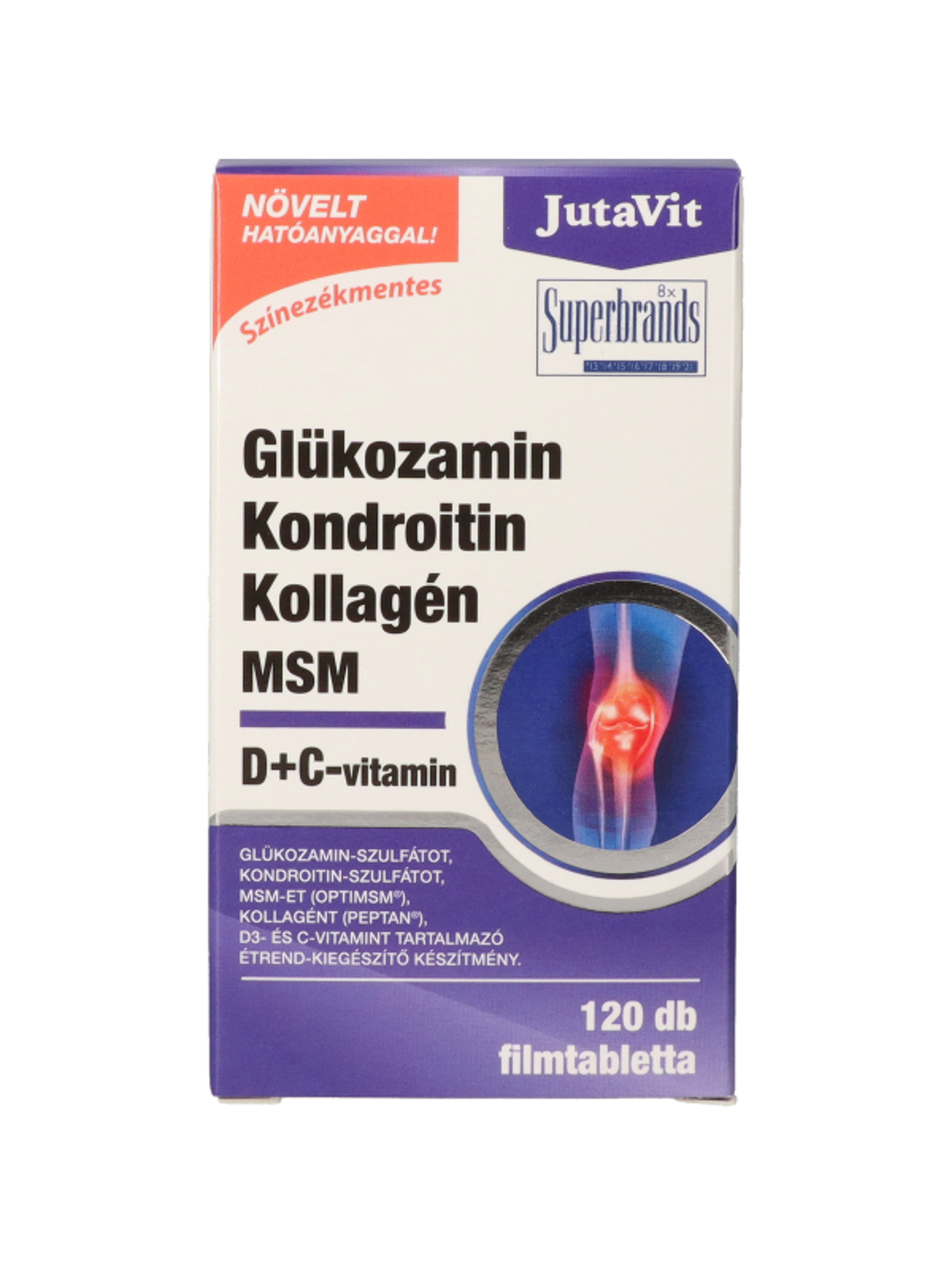 JutaVit glükozamin-szulfát +  kondroitin-szulfát + kollagént + MSM - 120 db-1