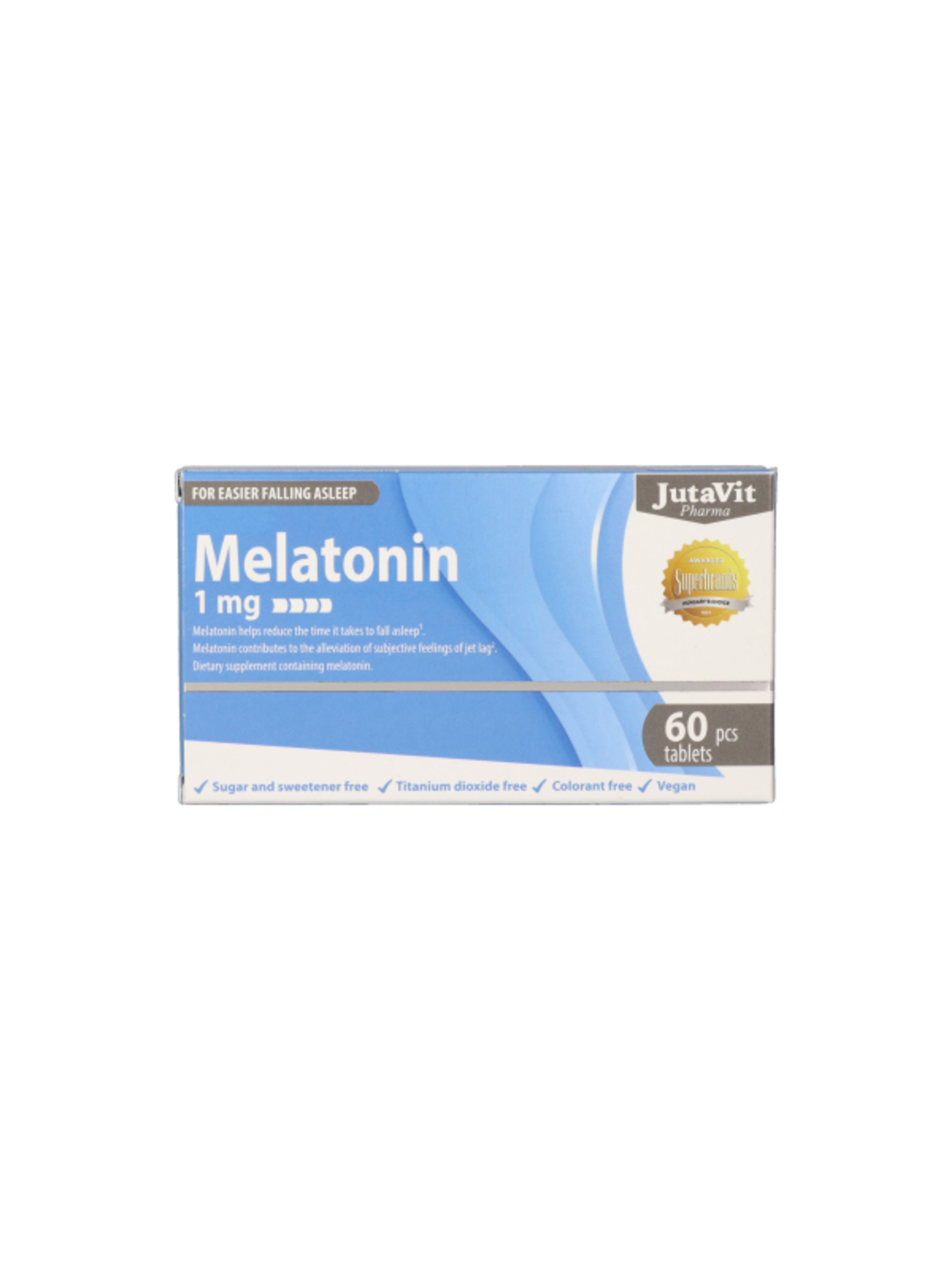 JutaVit Melatonin étrend-kiegészítő, 1 mg - 60 db