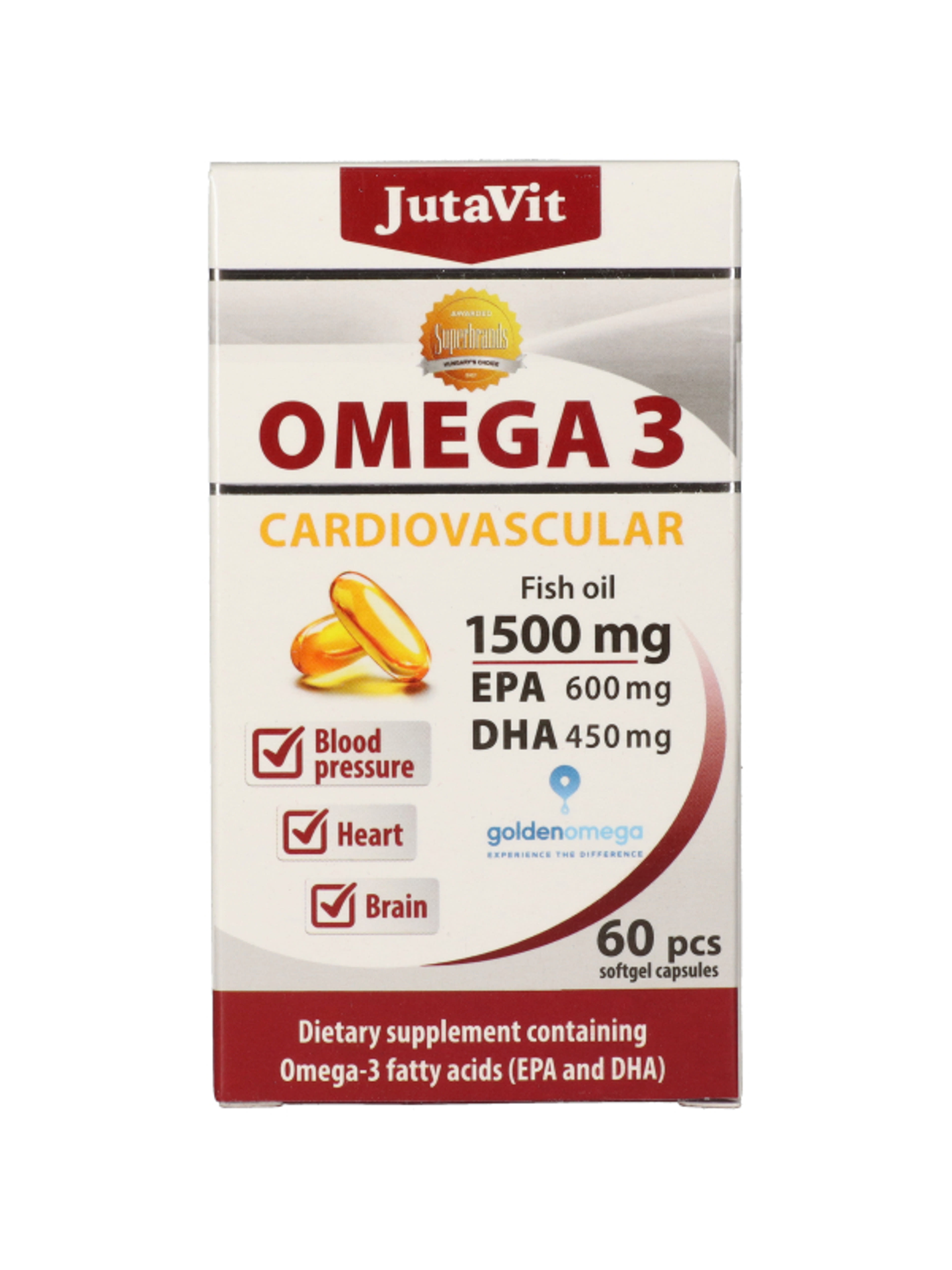 JutaVit Omega 3 Cardiovascular 1500 mg kapszula - 60 db