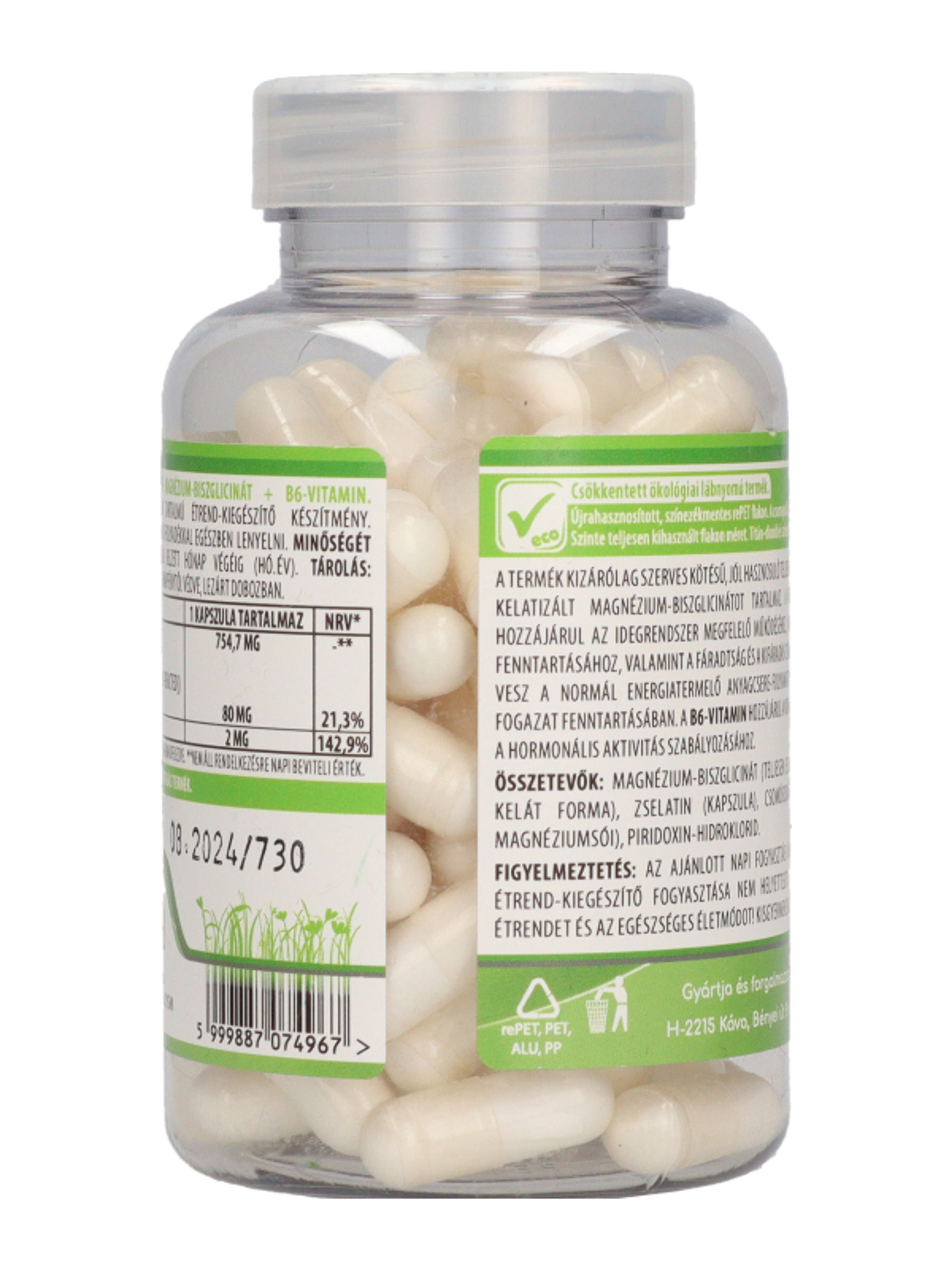 JutaVit Green&Health Magnézium-biszglicinát + B6-vitamin kapszula - 80 db-4