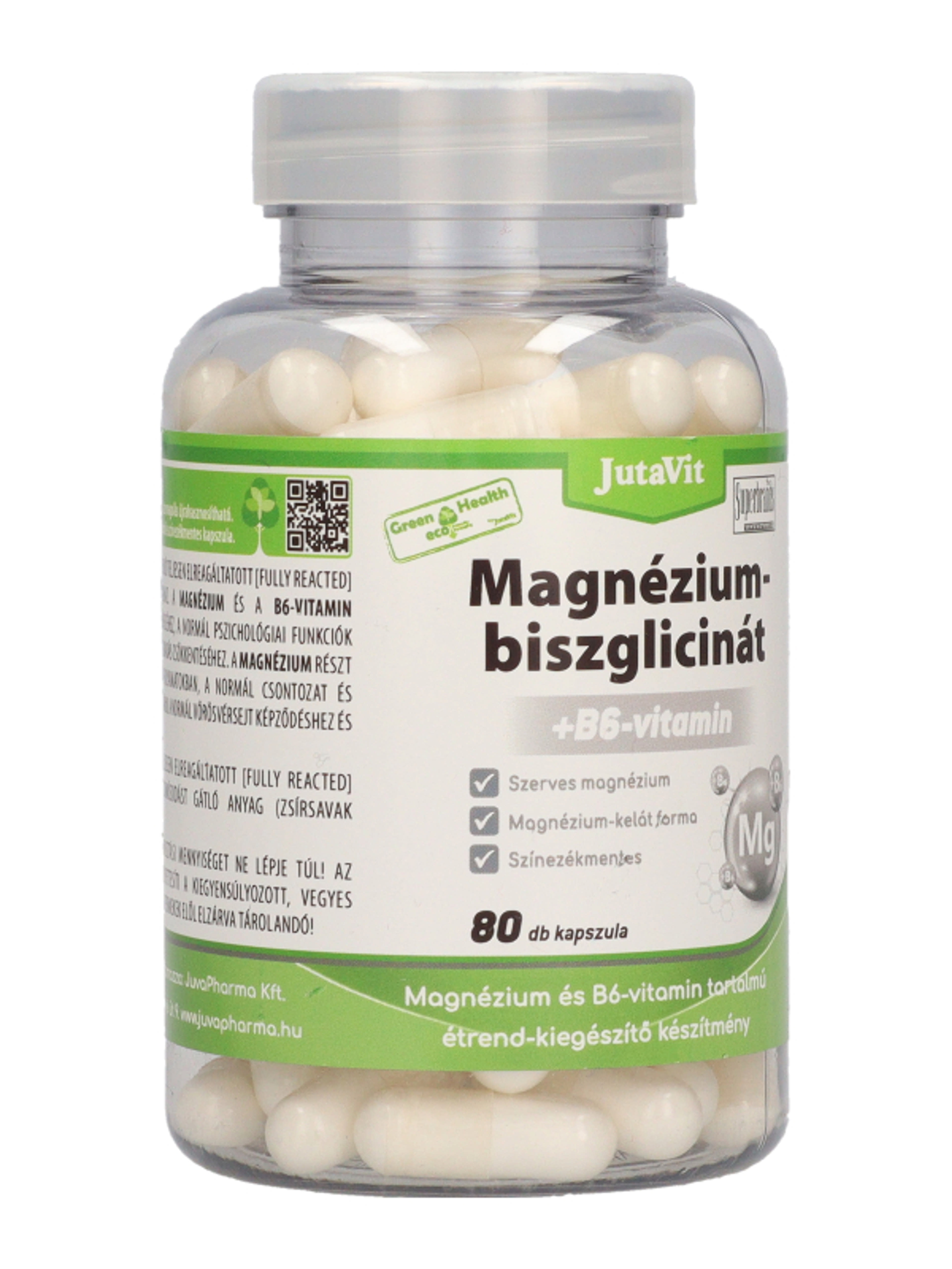 JutaVit Green&Health Magnézium-biszglicinát + B6-vitamin kapszula - 80 db-5