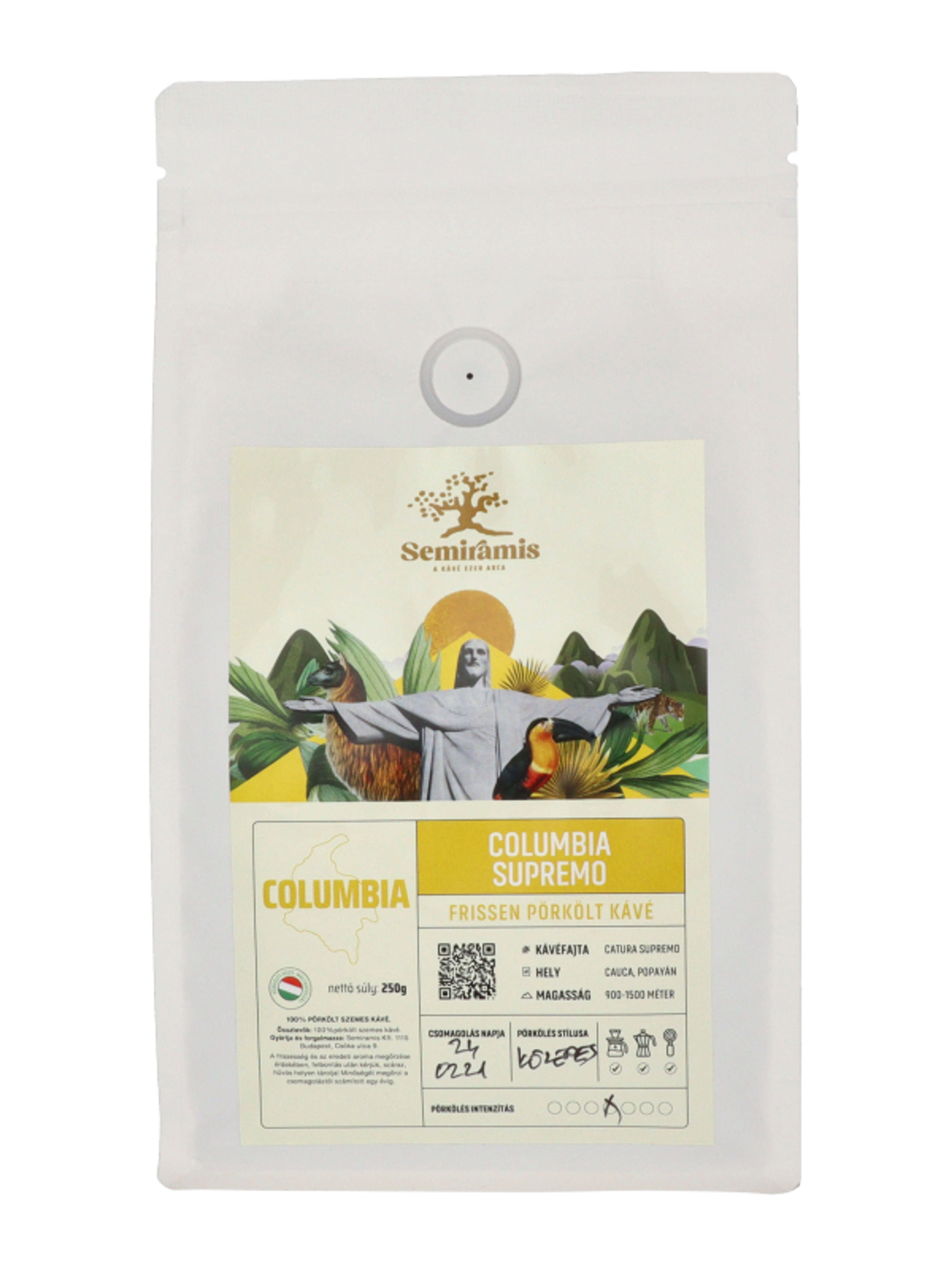Semiramis Columbia Supremo szemes kávé - 250 g-1