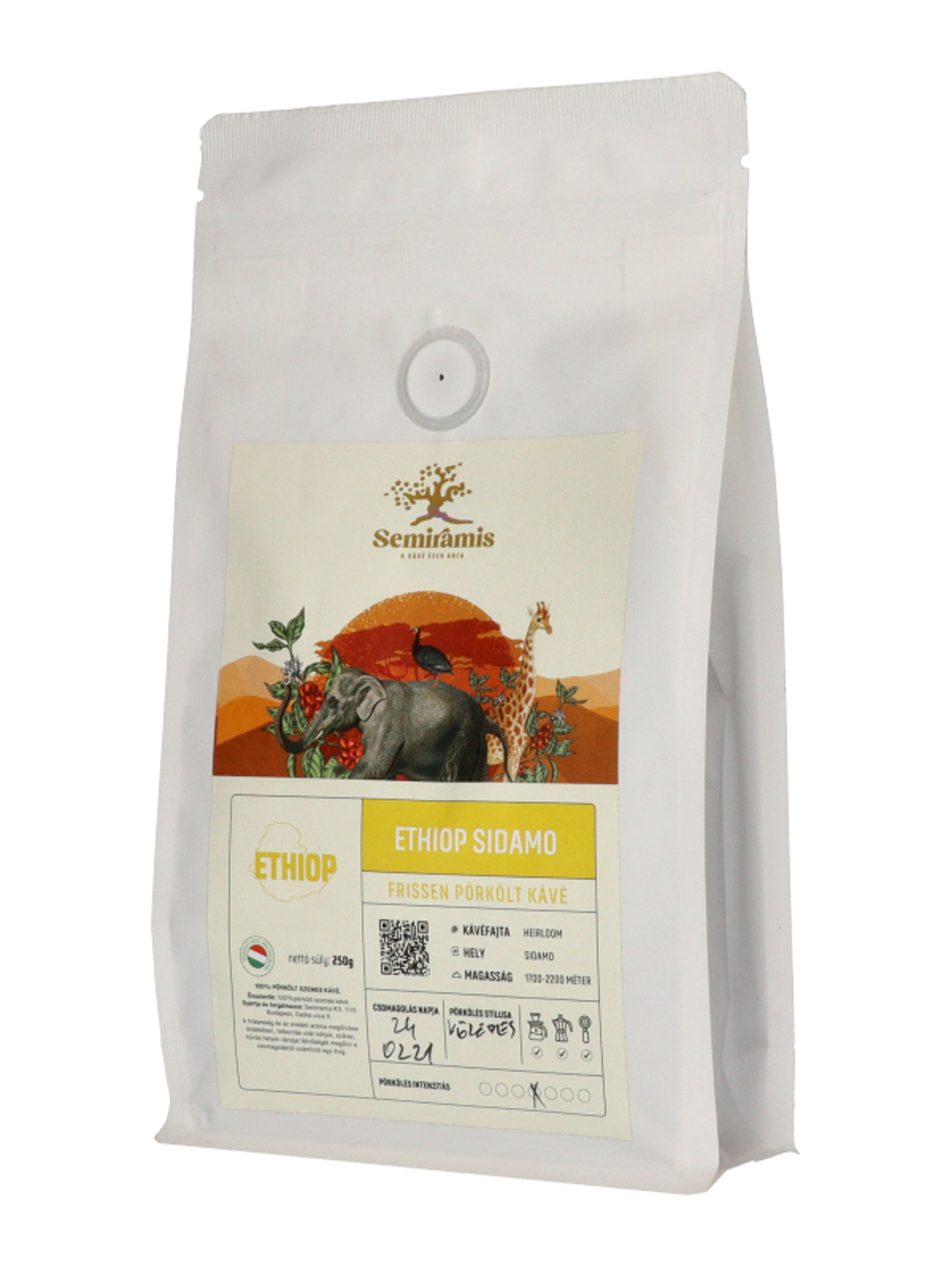 Semiramis Ethiop Sidamo szemes kávé - 250 g-2