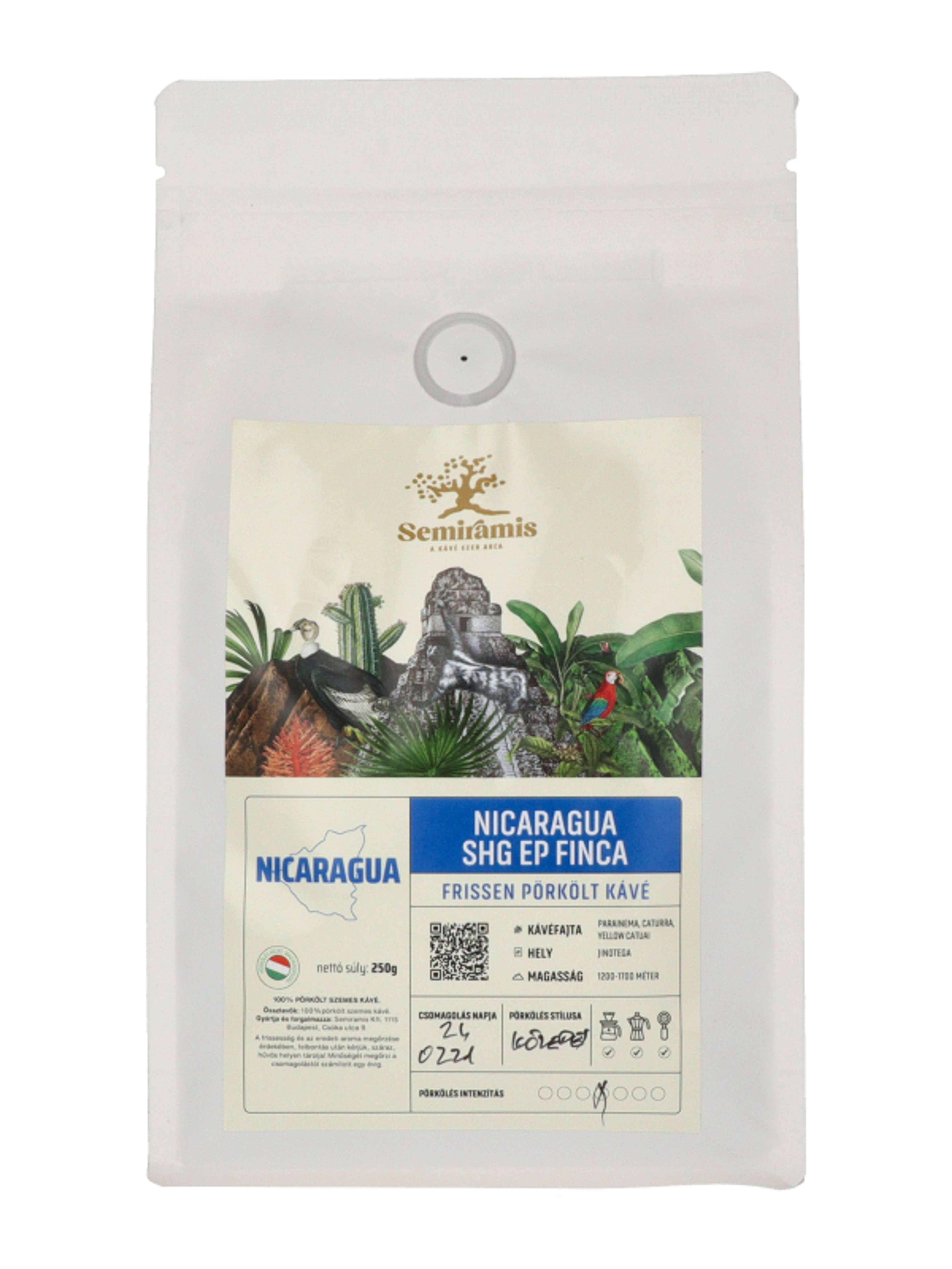 Semiramis Nicaragua Shg Ep Finca szemes kávé - 250 g-1