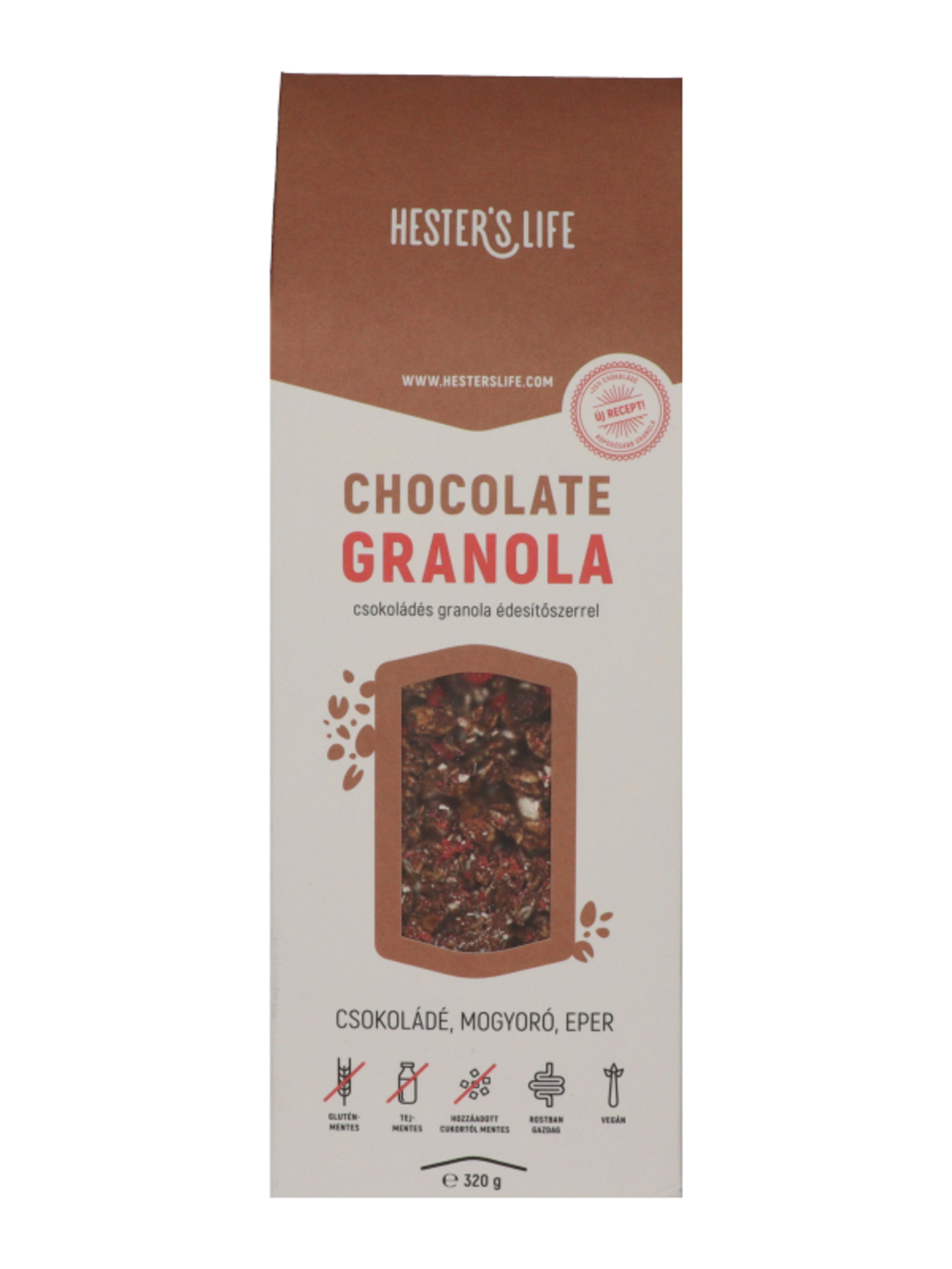 Hester's life chocolate granola - 320 g