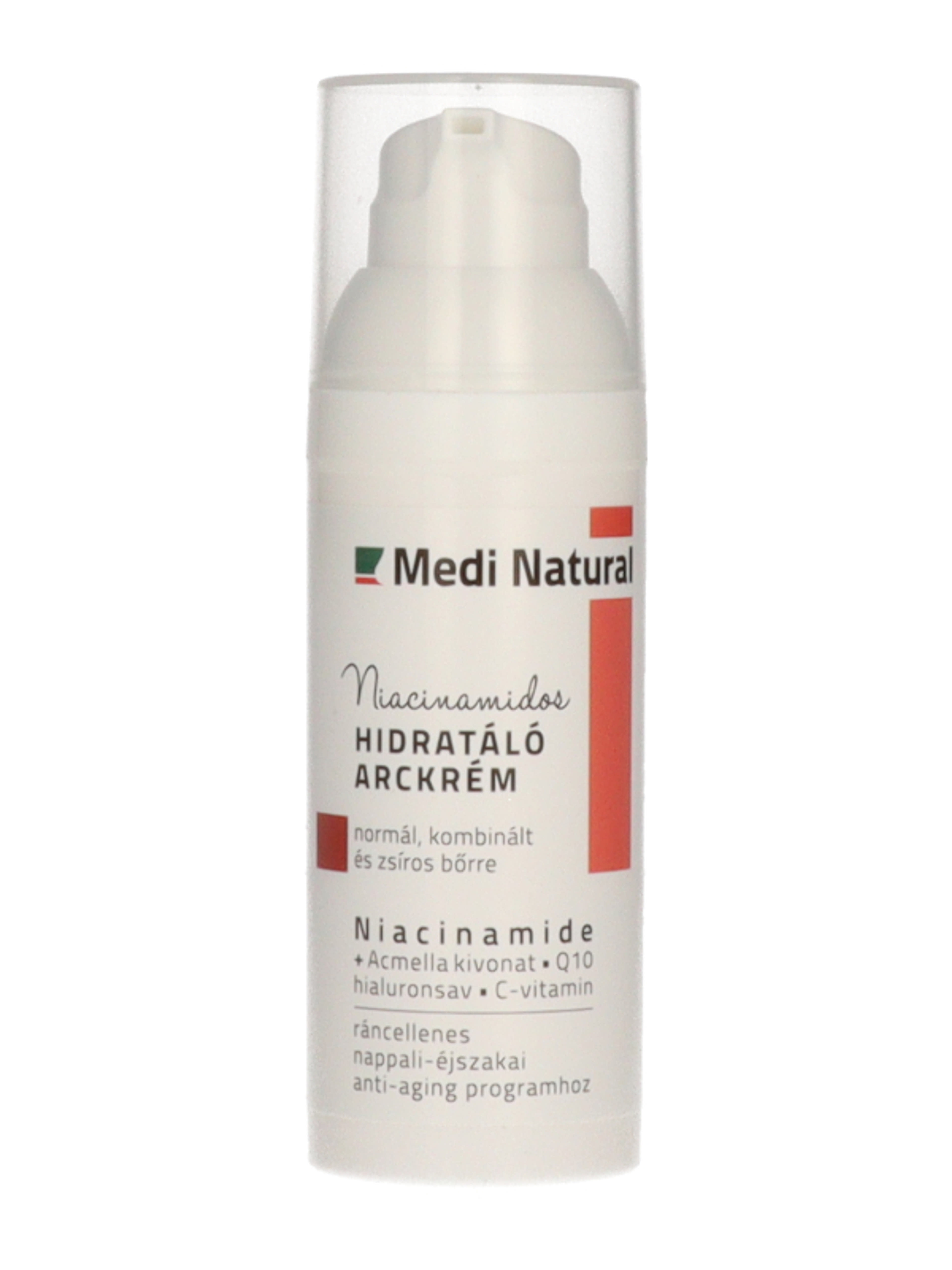 Medi Natural Niacinamid hidratáló arckrém - 50 ml