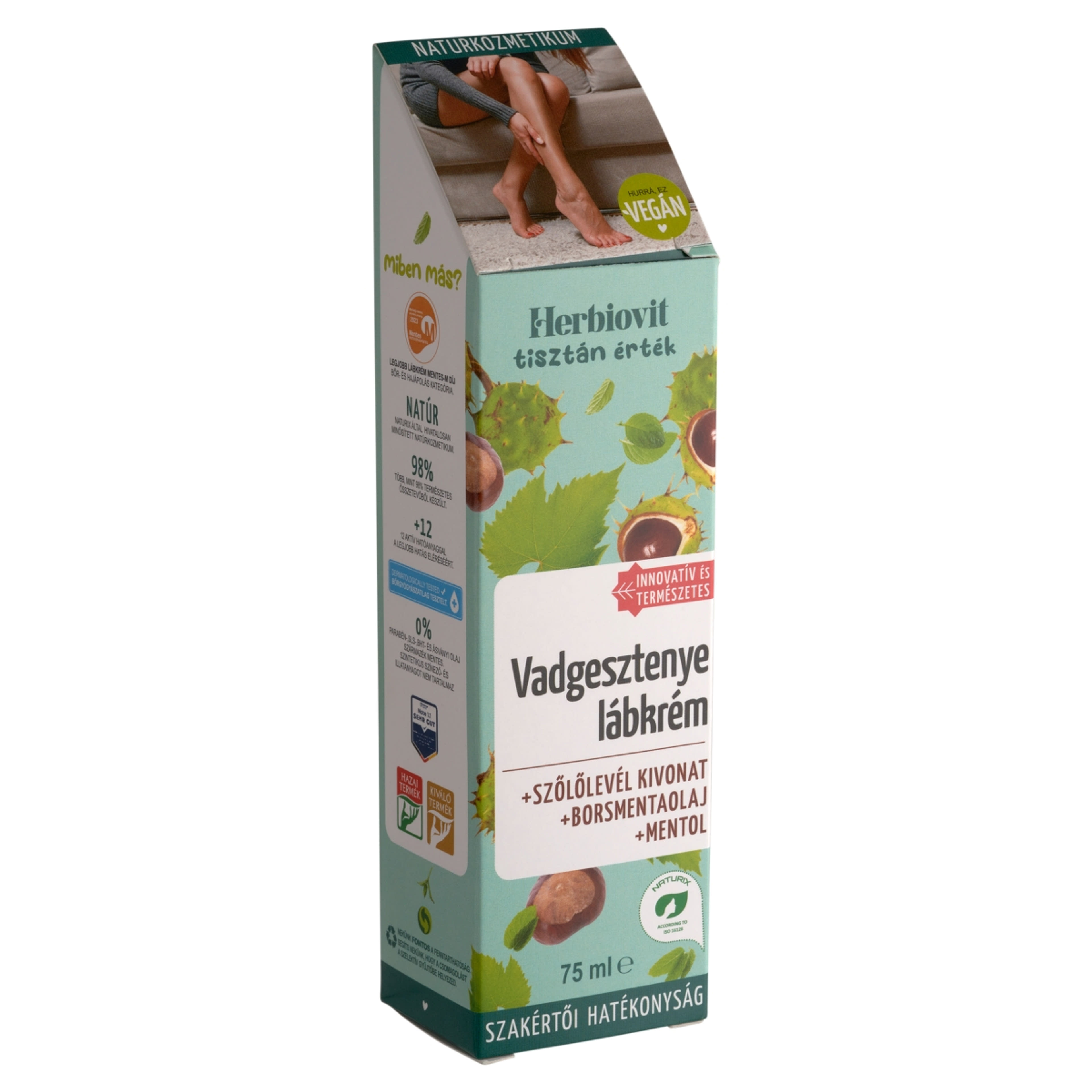 Herbiovit vadgesztenye lábkrém - 75 ml-3