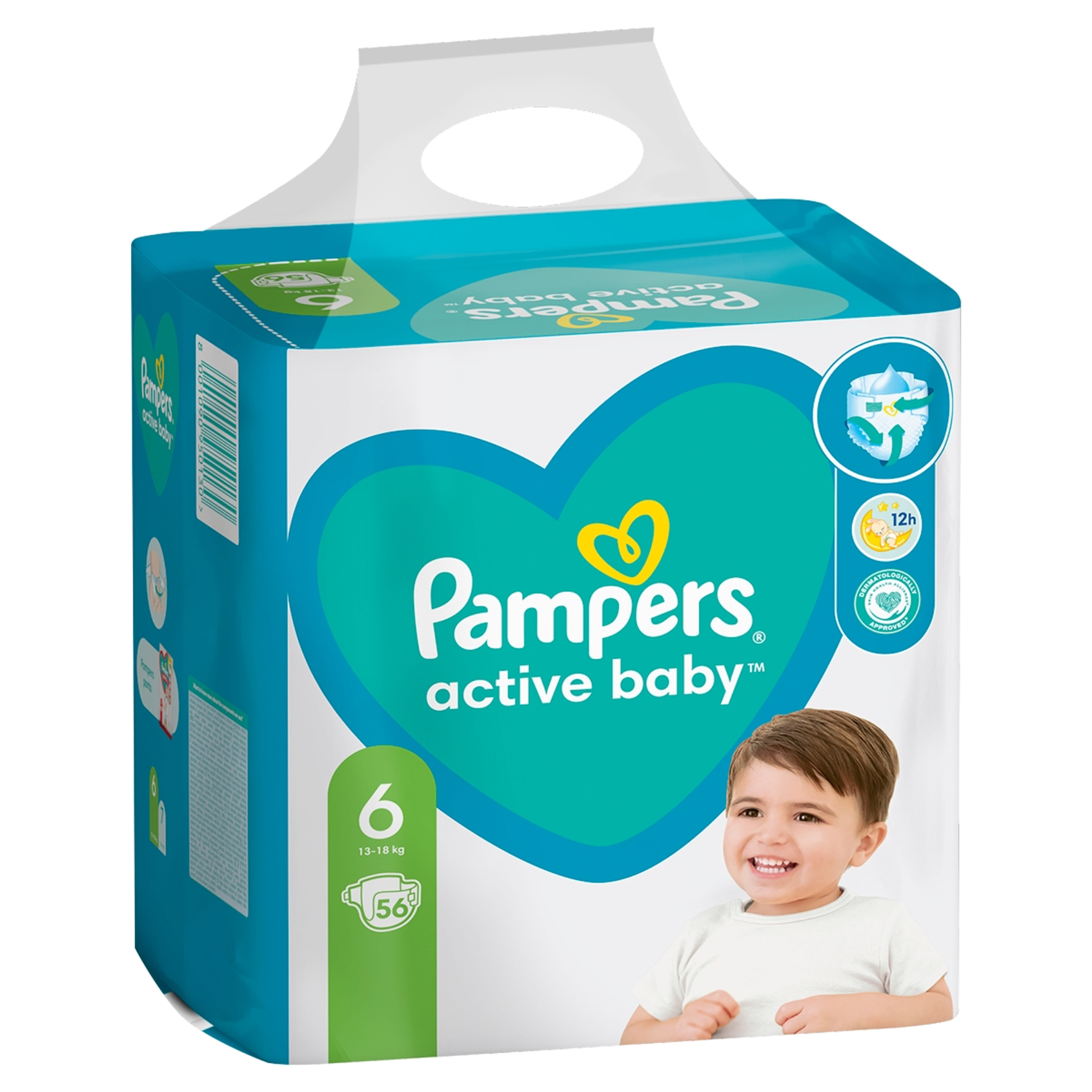 Pampers Active Baby Giant Pack Pelenka 6 - 56 db-2