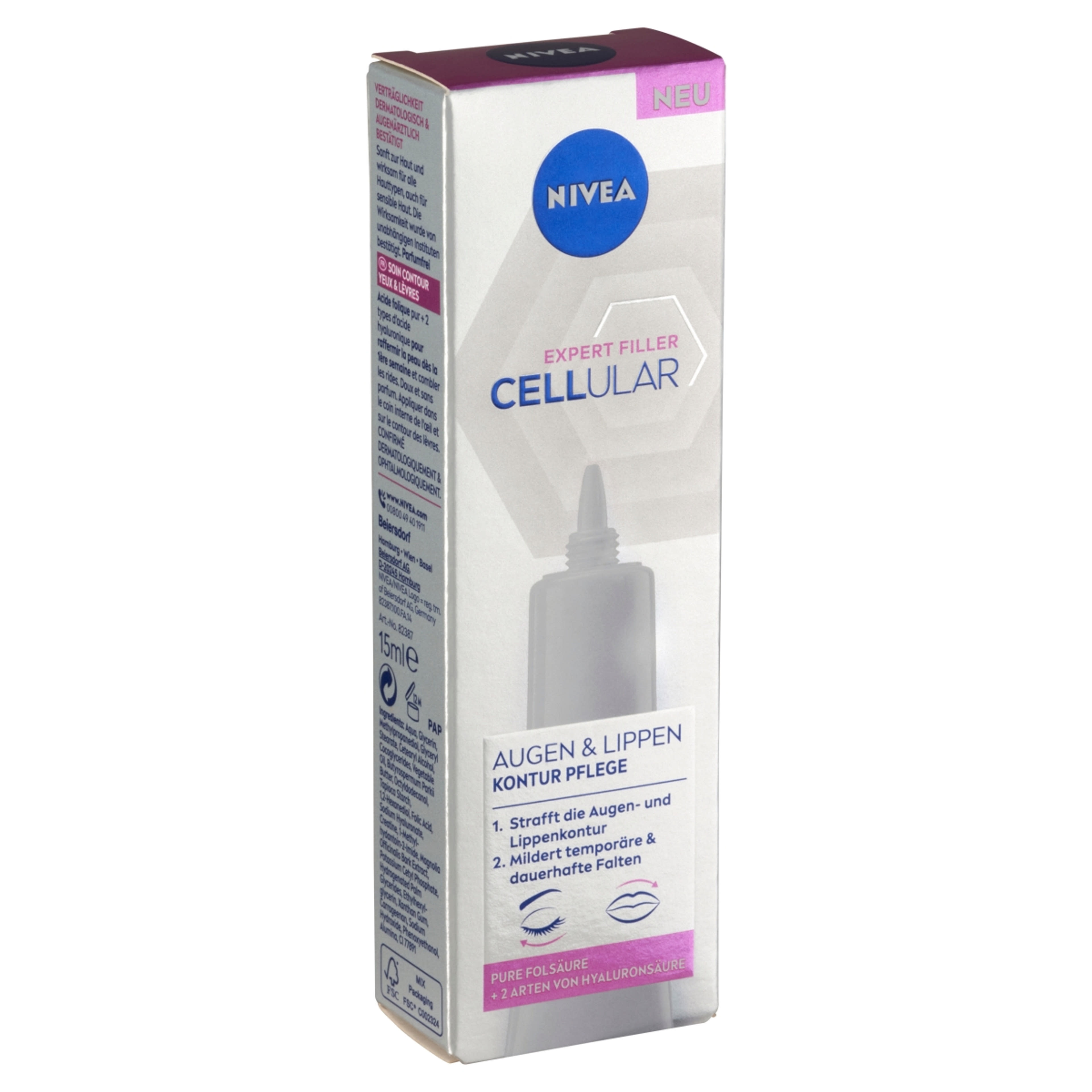 NIVEA Hyaluron Cellular Expert Filler feszesítő szemkörnyékápoló - 15 ml-3