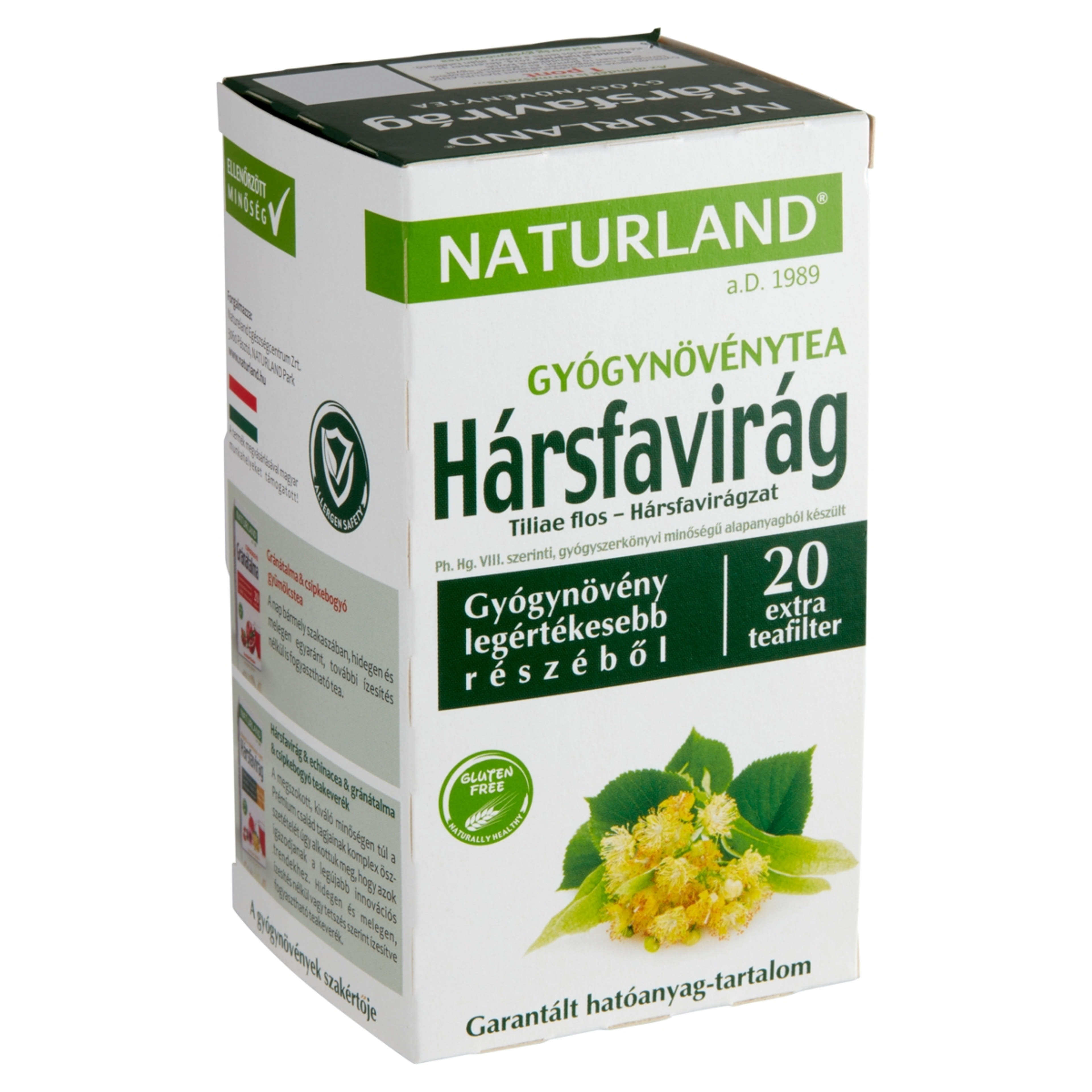 Naturland Hársfavirág tea extra filteres - 20x1,25 g-2