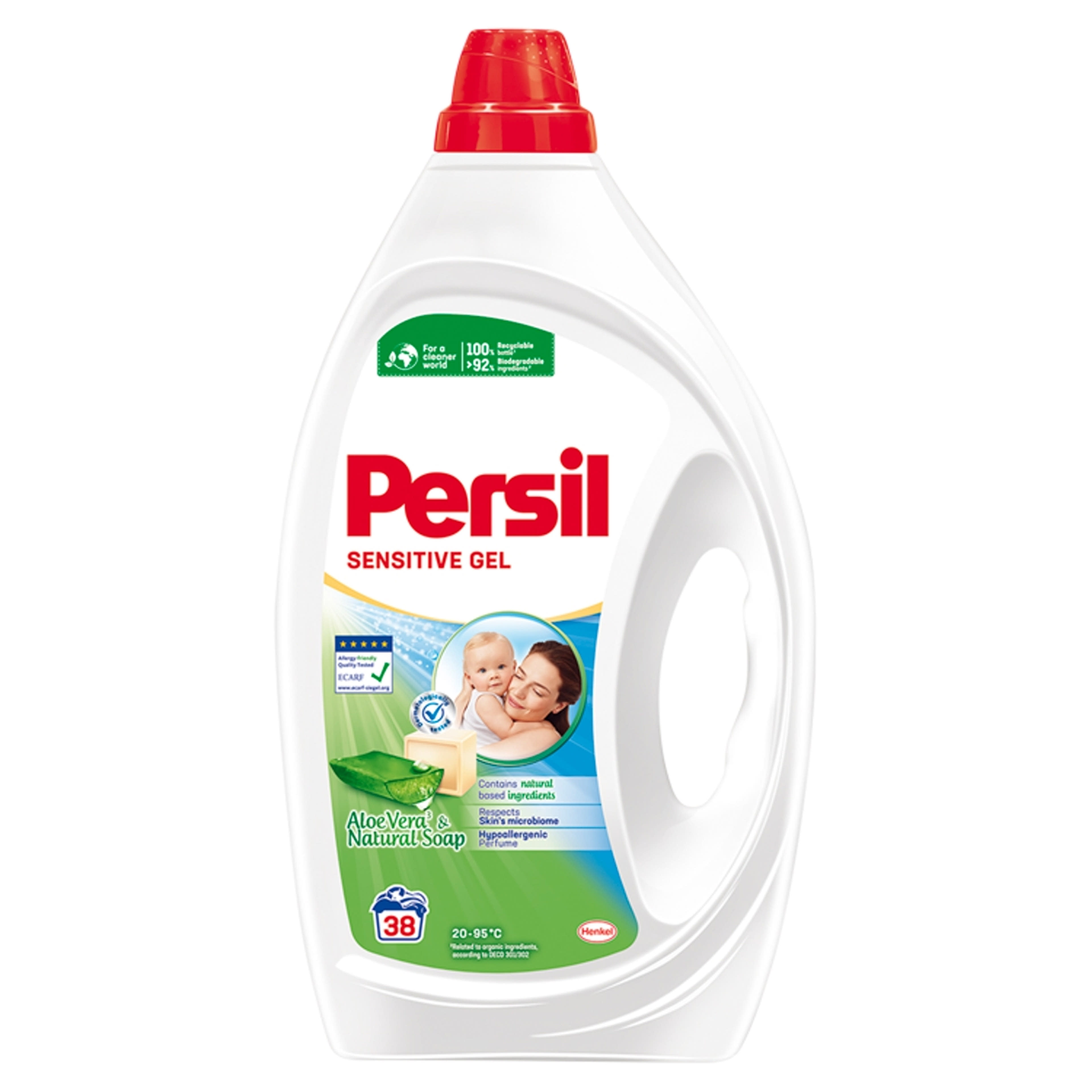 Persil Sensitive Gel folyékony mosószer 38 mosás - 1710 ml-1