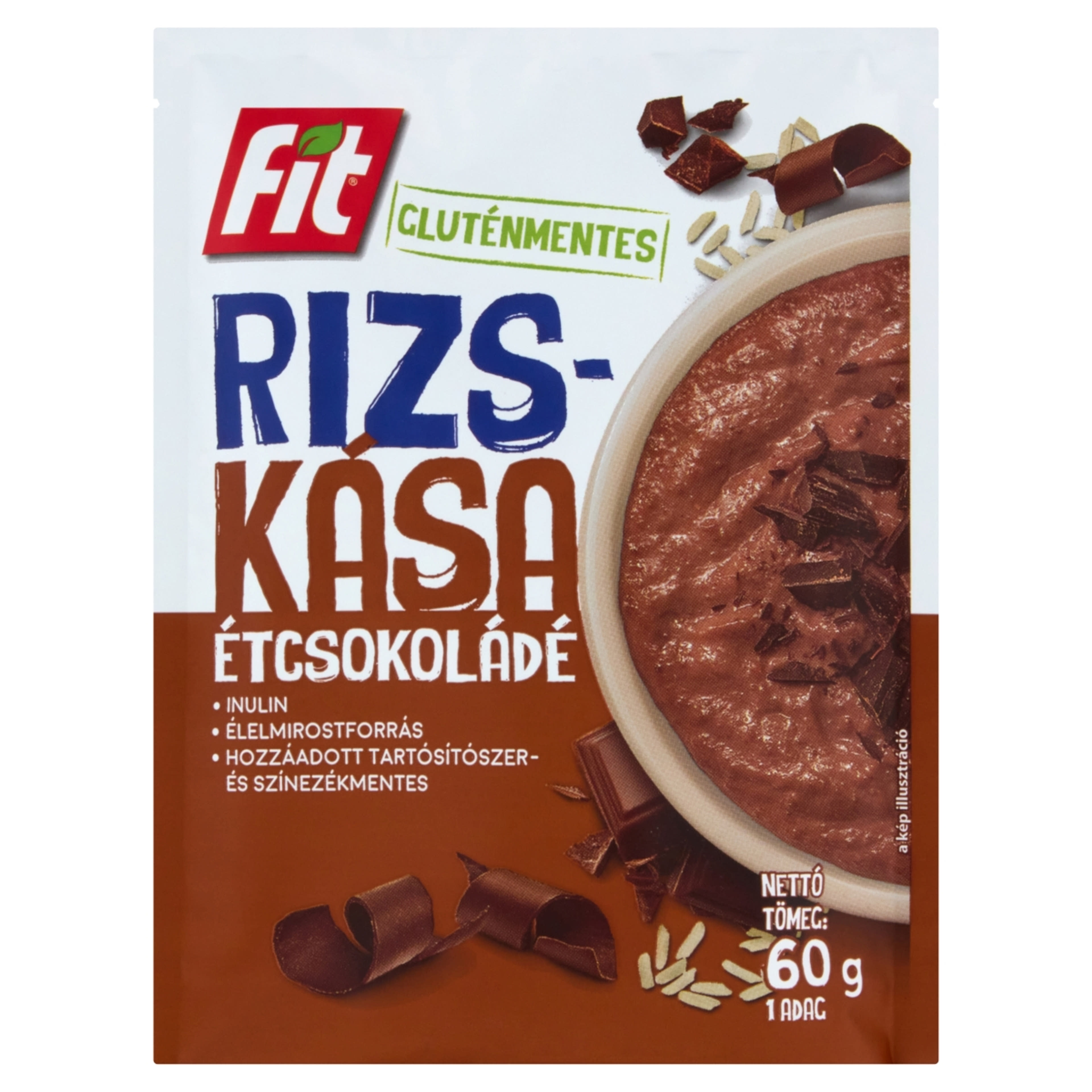 Fit reggeli rizskása, étcsoki inulinnal - 60 g