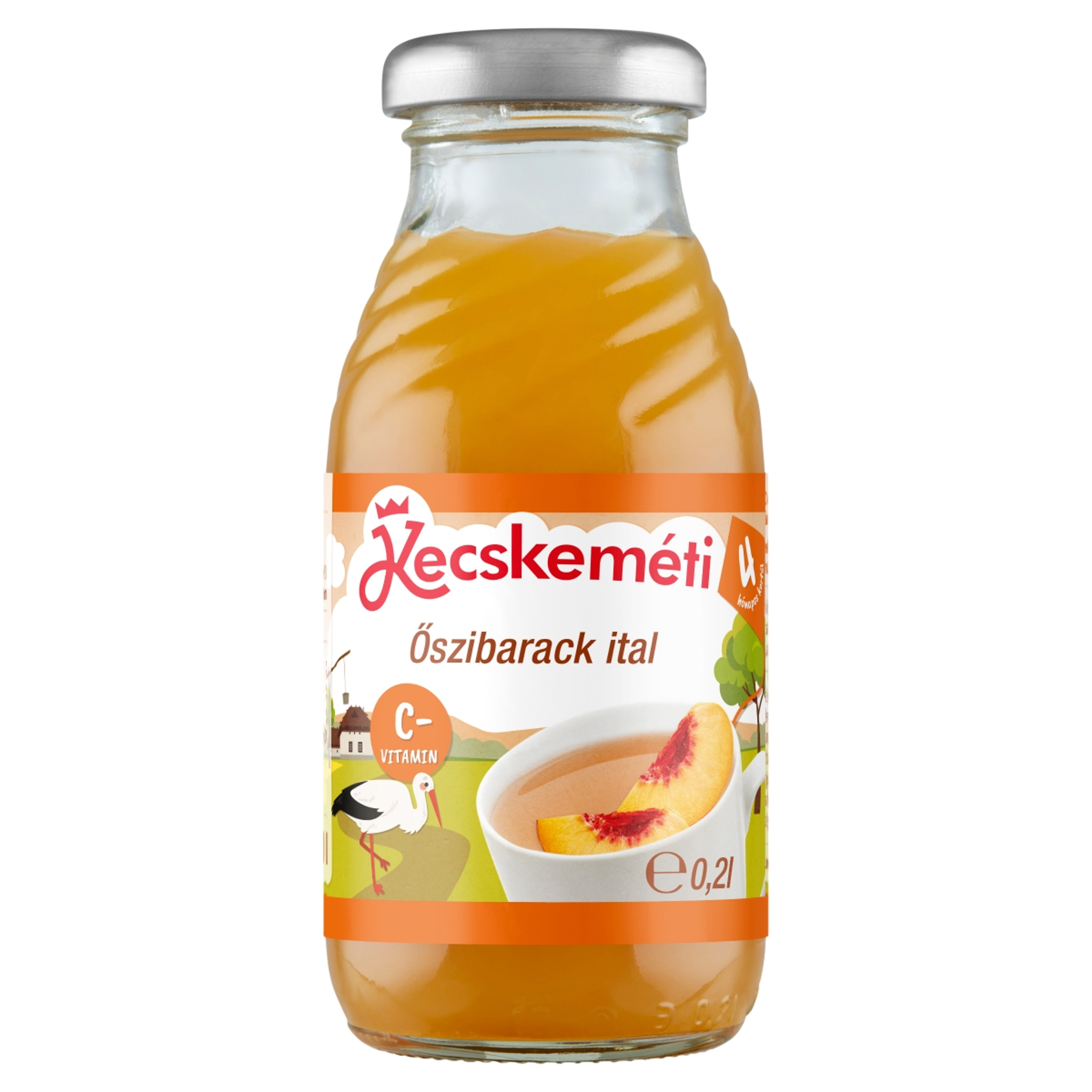 Kecskeméti őszibarack ital 4 hónapos kortól - 200 ml