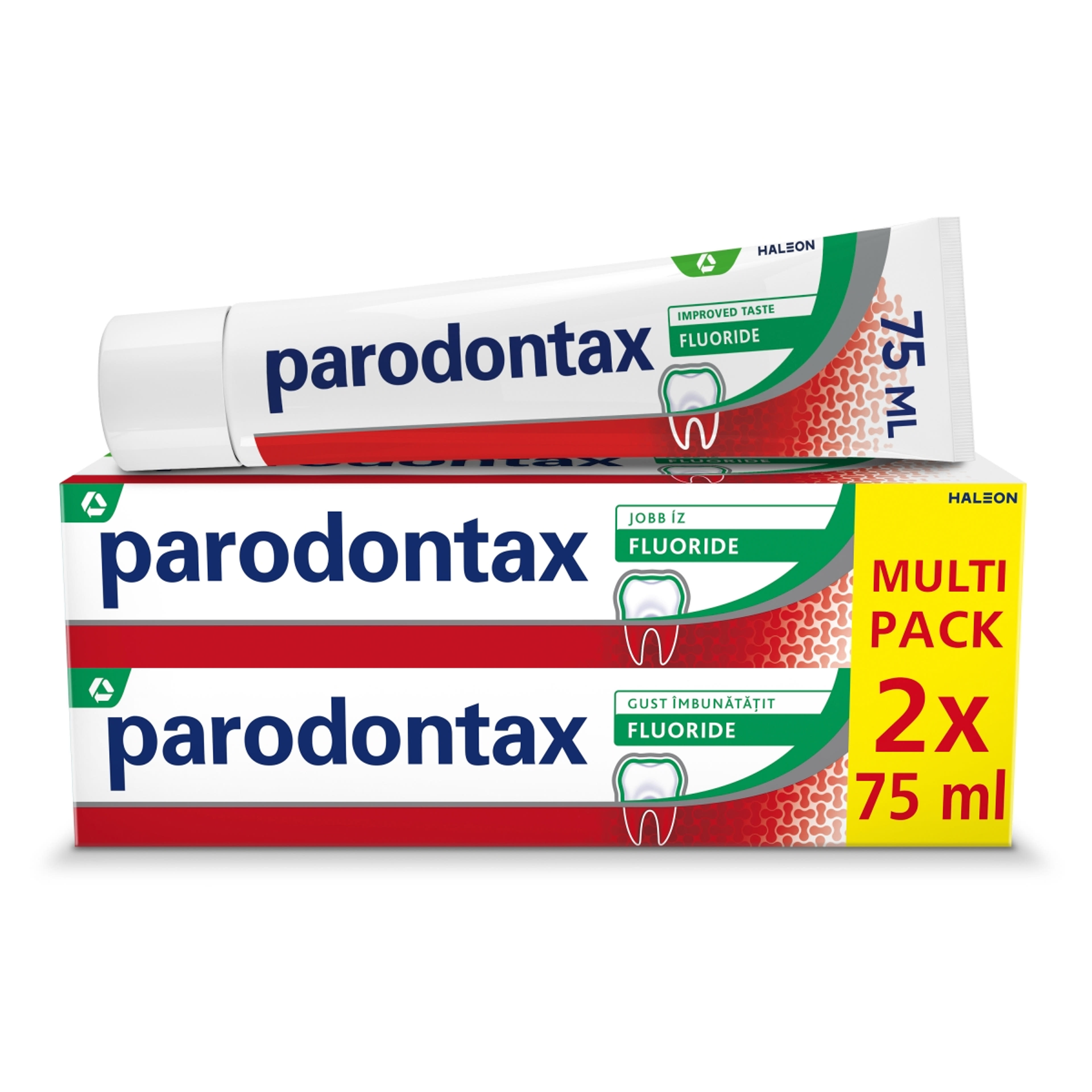 Parodontax Fluoride fogkrém duopack 2 x 75 ml - 150 ml-2