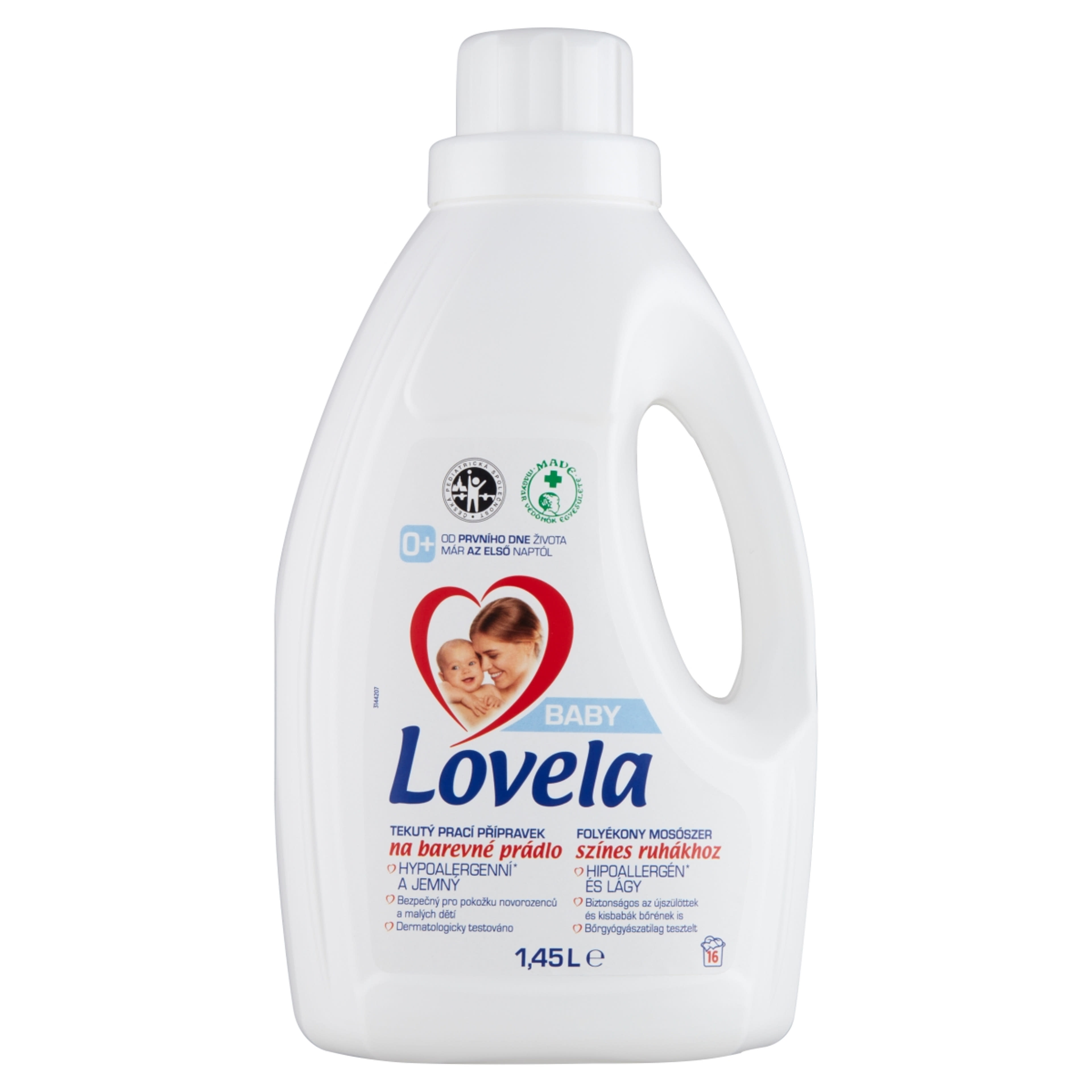 Lovela Baby folyékony mosószer színes ruhákhoz 16 mosás - 1450 ml-1