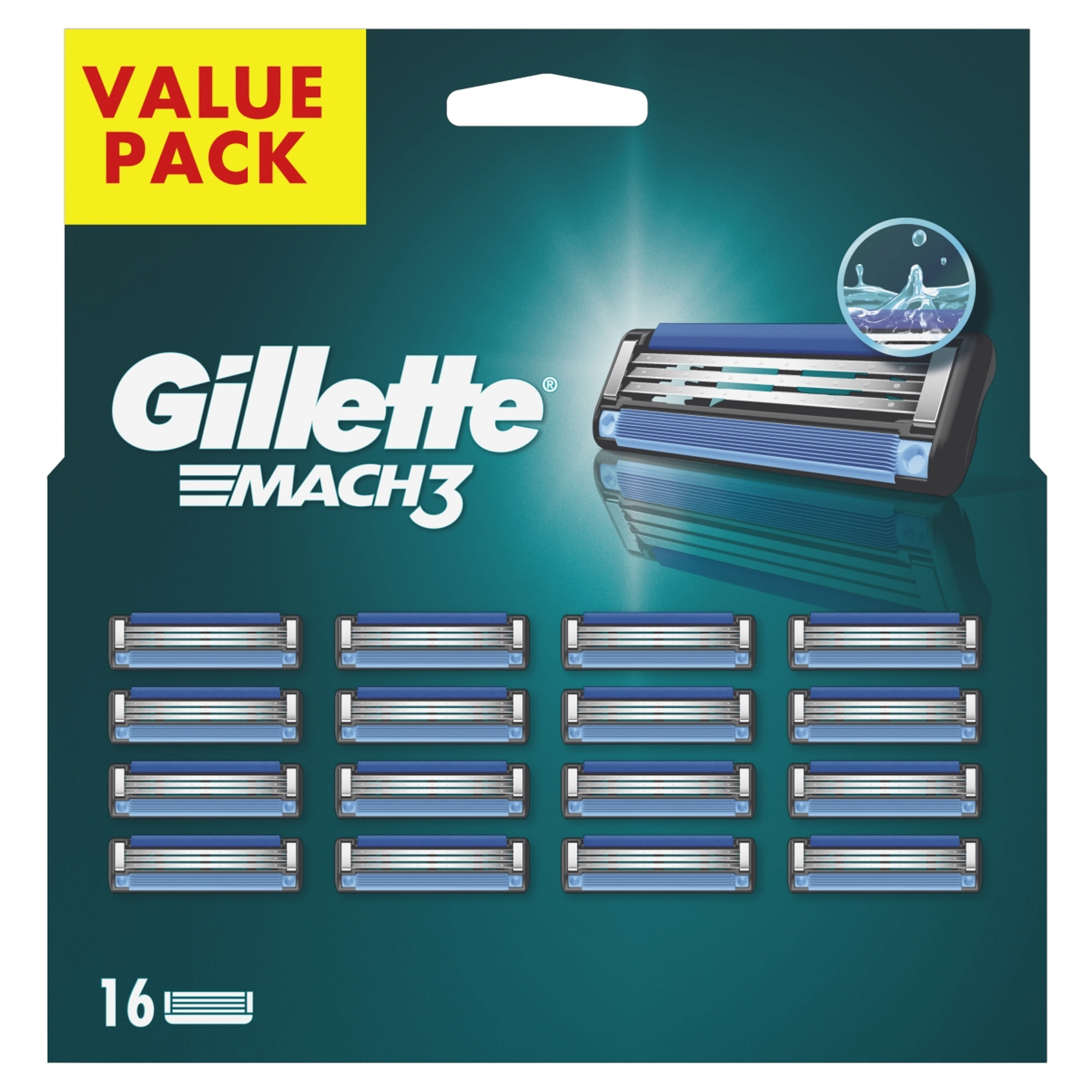 Gillette Mach3 férfi borotvabetét - 16 db-1