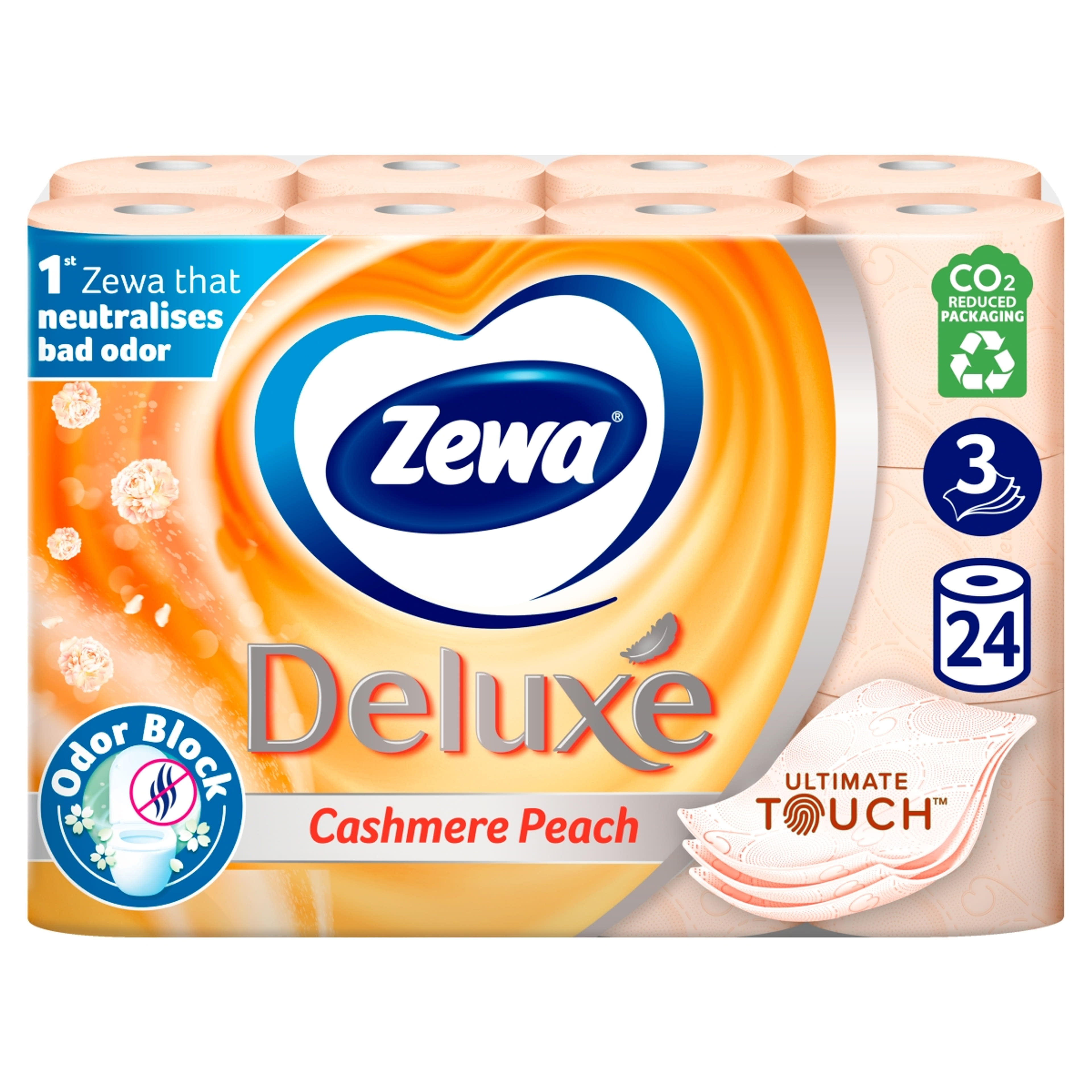 Zewa Deluxe Cashmere Peach toalettpapír 3 rétegű - 24 db-6
