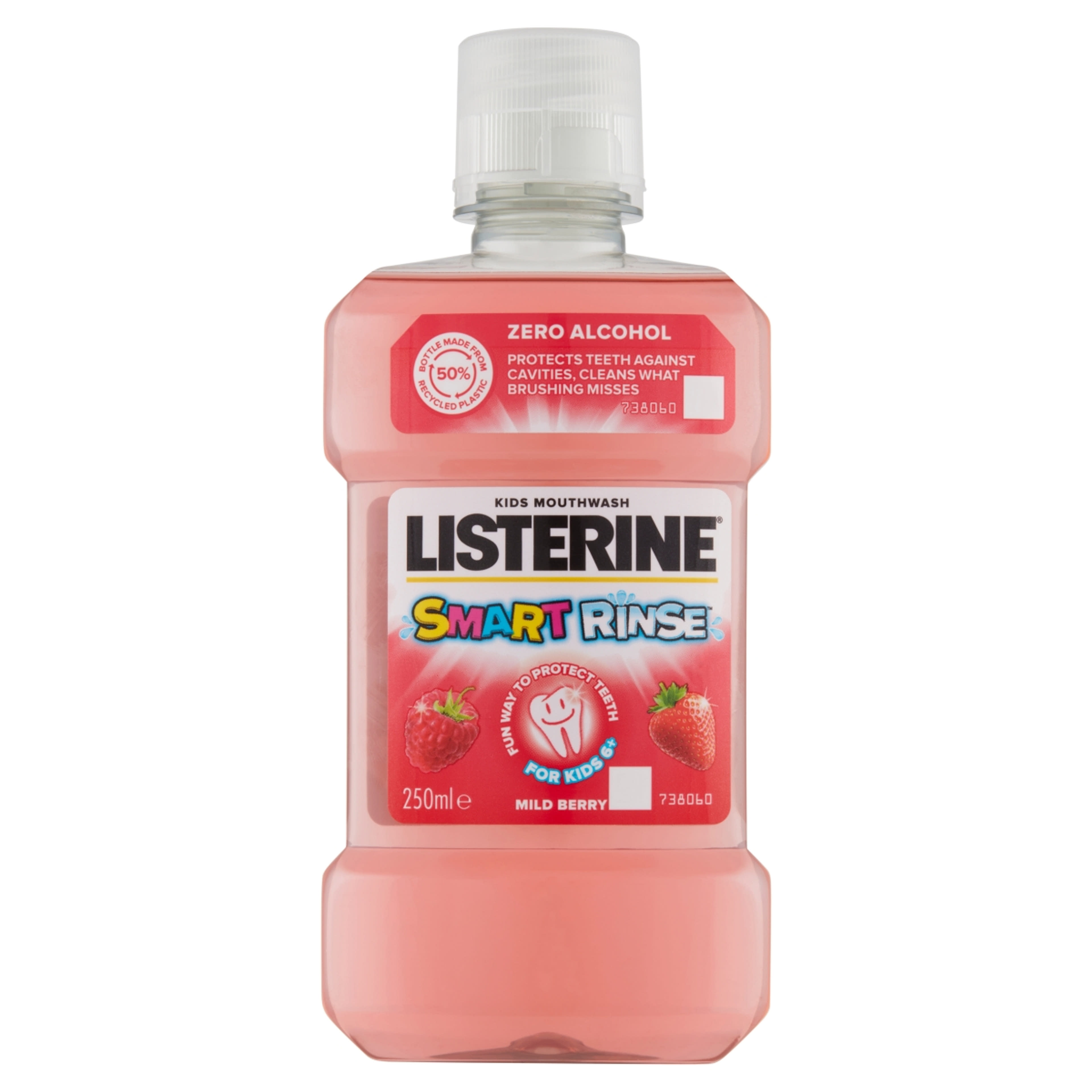 Listerine Smart Rise Mild Berry Gyermekeknek szájvíz - 250 ml-1