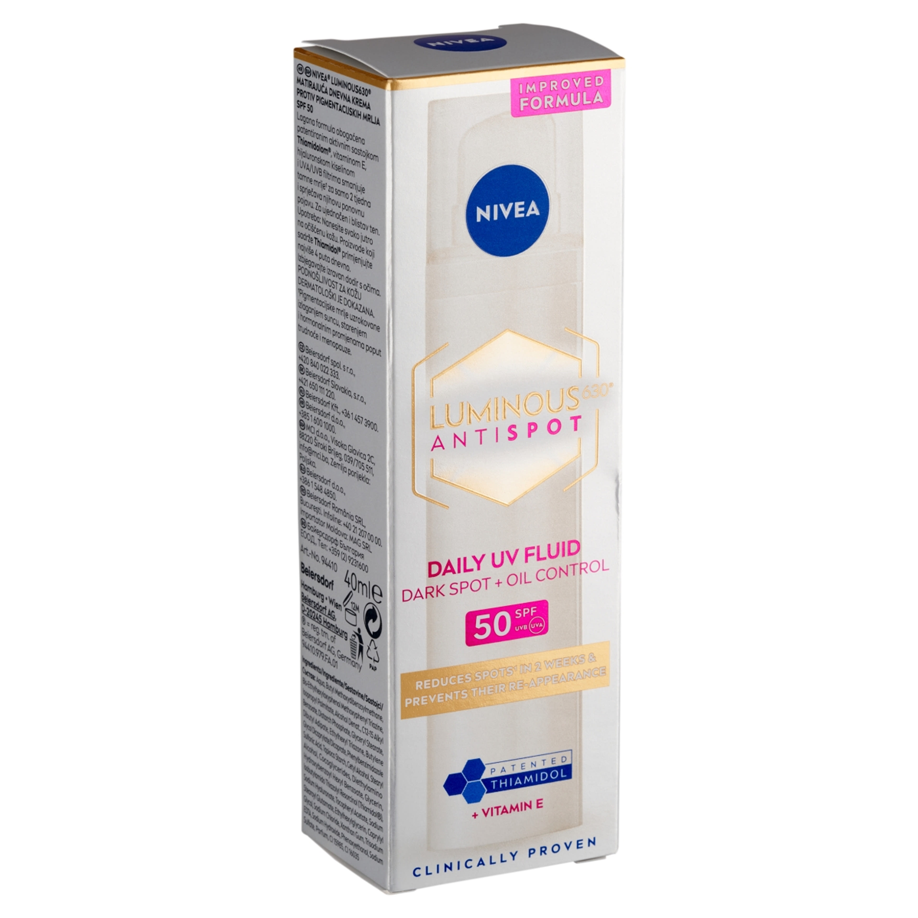 Nivea Cellular Luminous630 pigmentfoltok elleni nappali krém SPF 50 - 40 ml-3