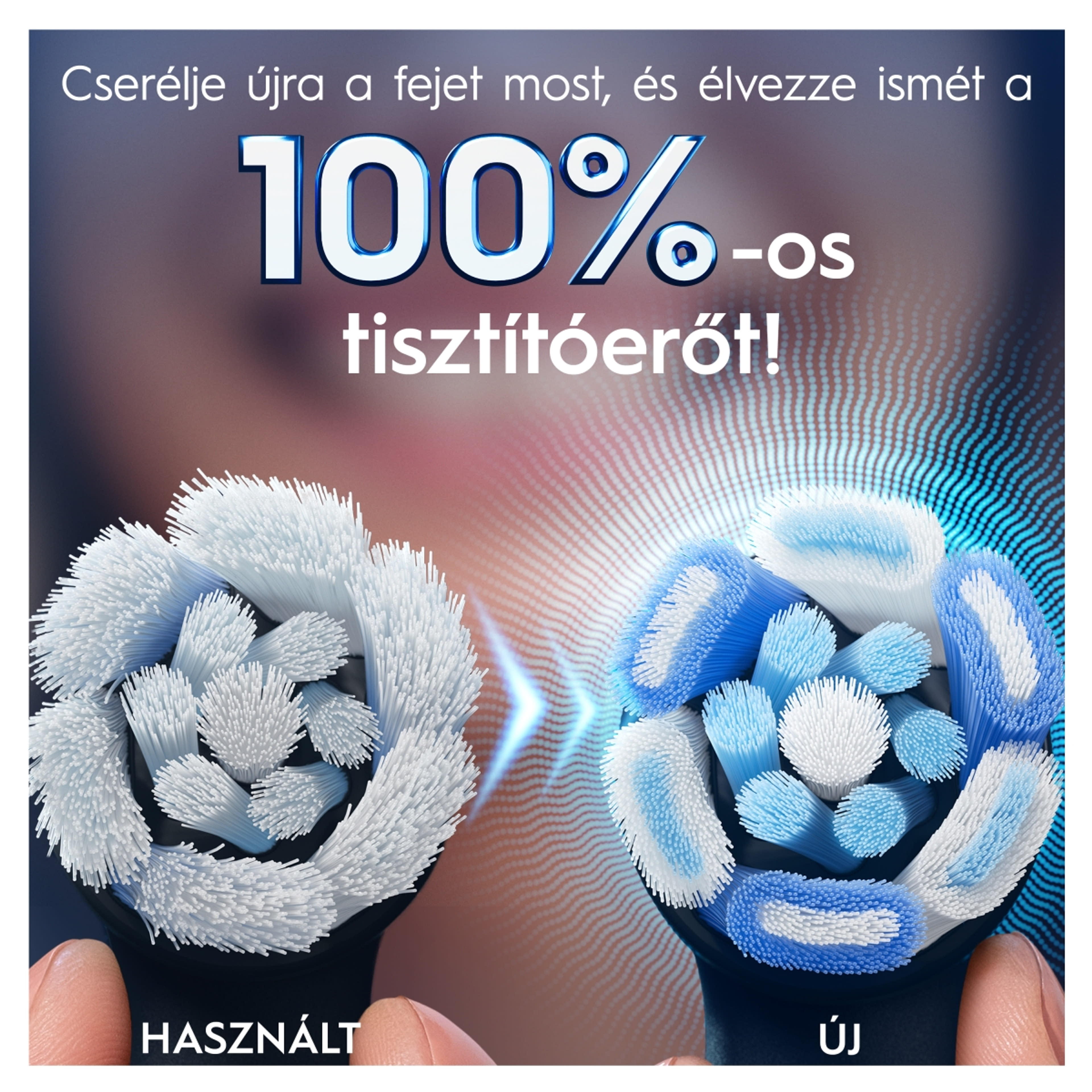 Oral-B iO Series Ultimate Clean elektromos fogkefe pótfej - 4 db-8