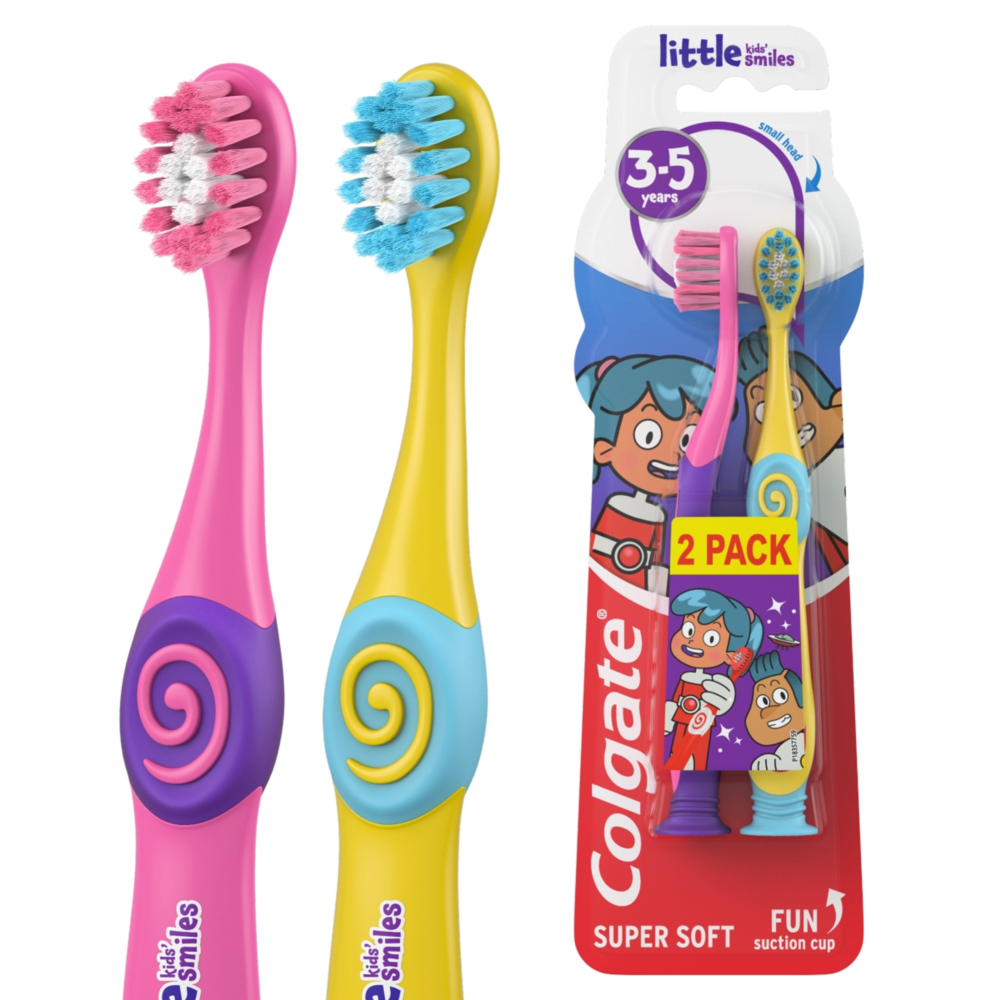 Colgate Kids Smile fogkefe 3-5 éves gyerekek részére duo - 1 db-3