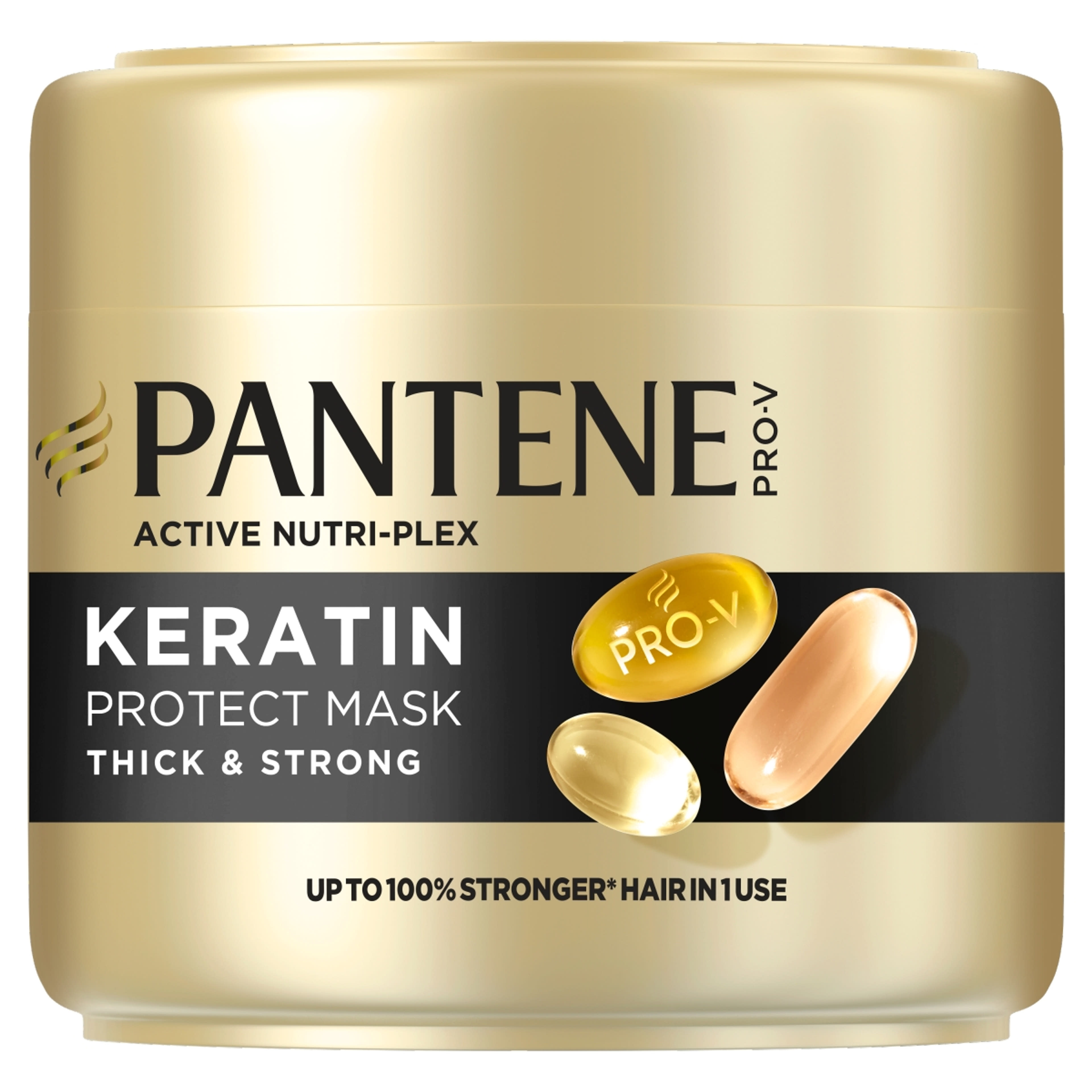 Pantene Thick & Strong Keratin Protect hajpakolás - 300 ml-1