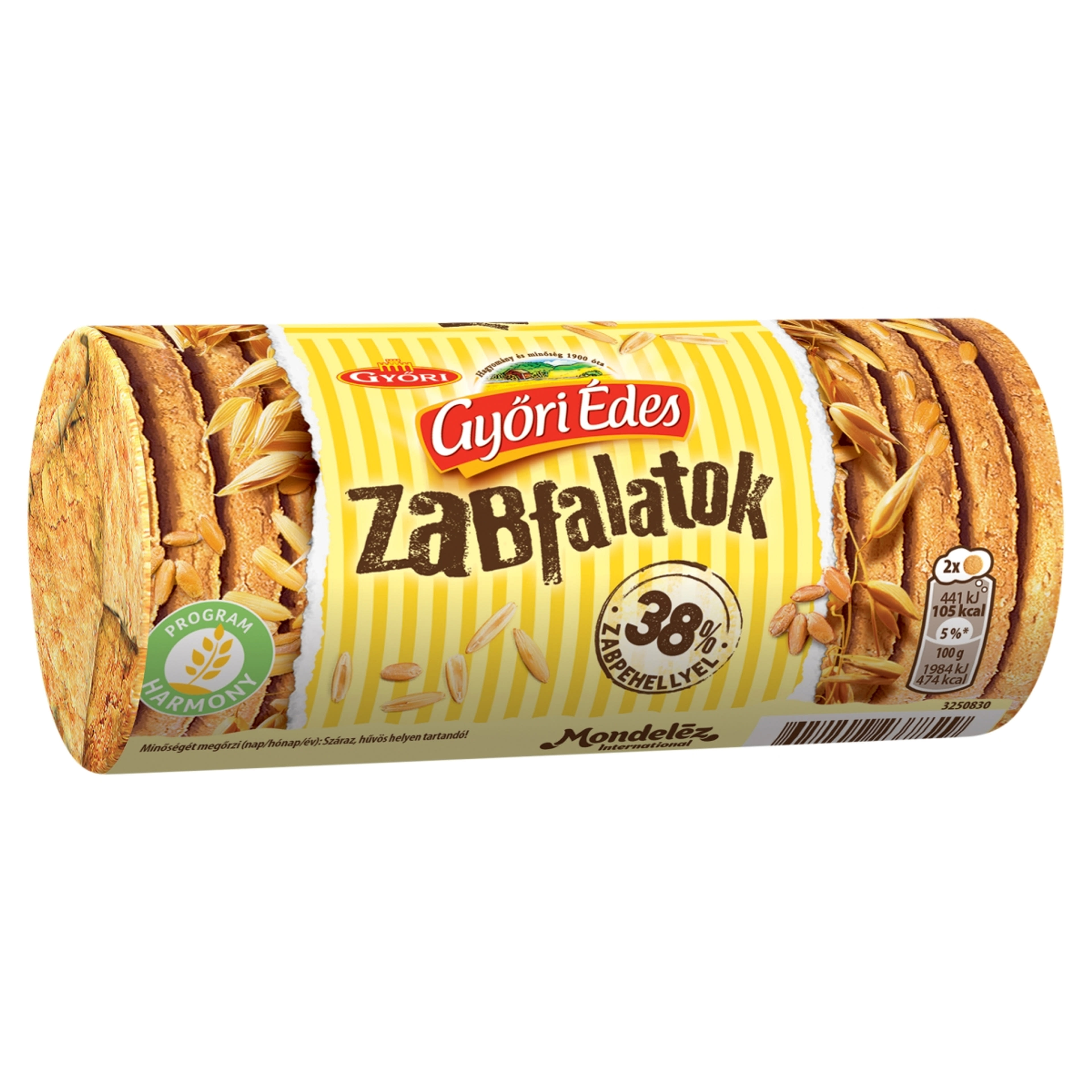 Győri Édes Zabfalatok zabpelyhes, omlós keksz -188 g-1