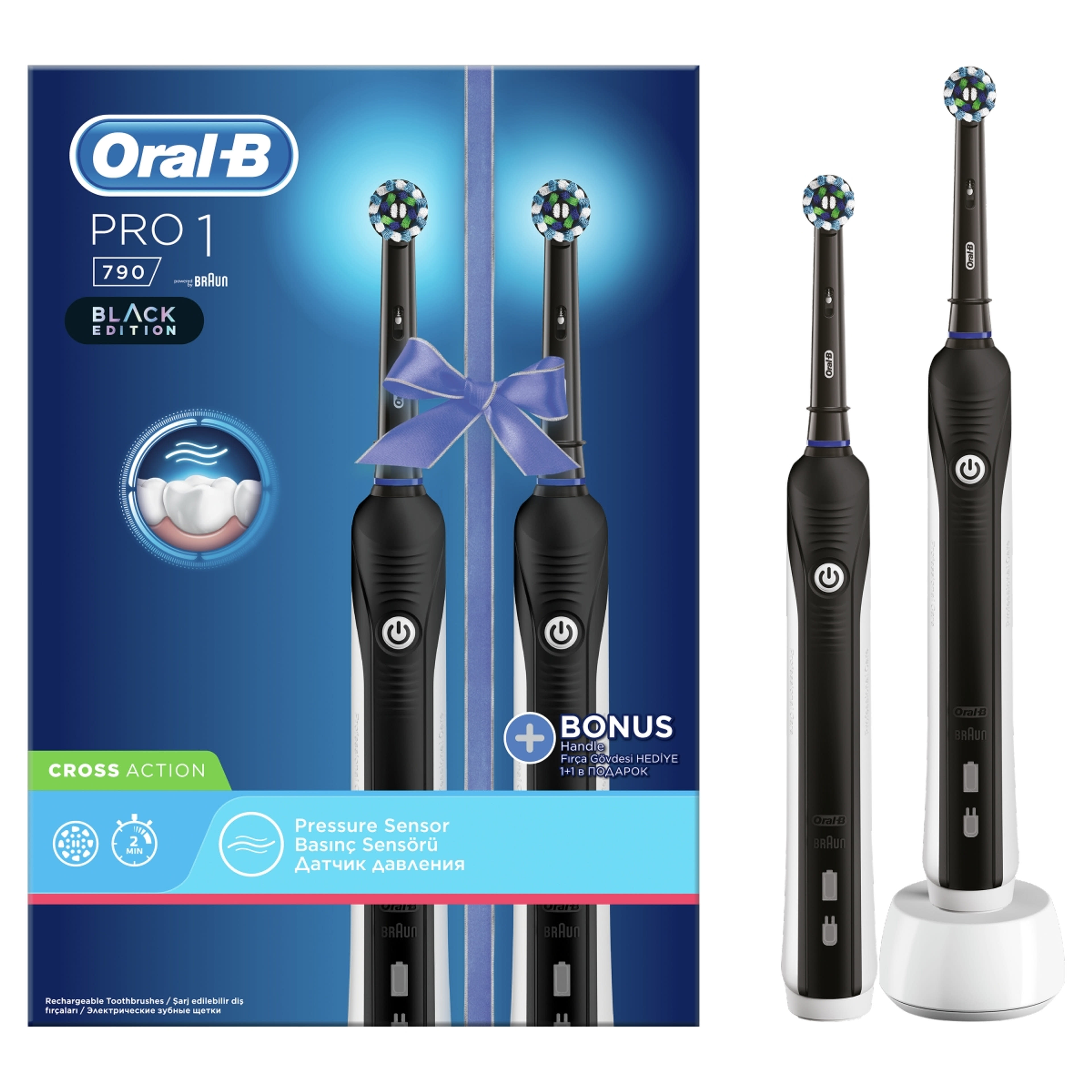 Oral-B Pro 1 – 790 elektromos fogkefe - 2 db-4