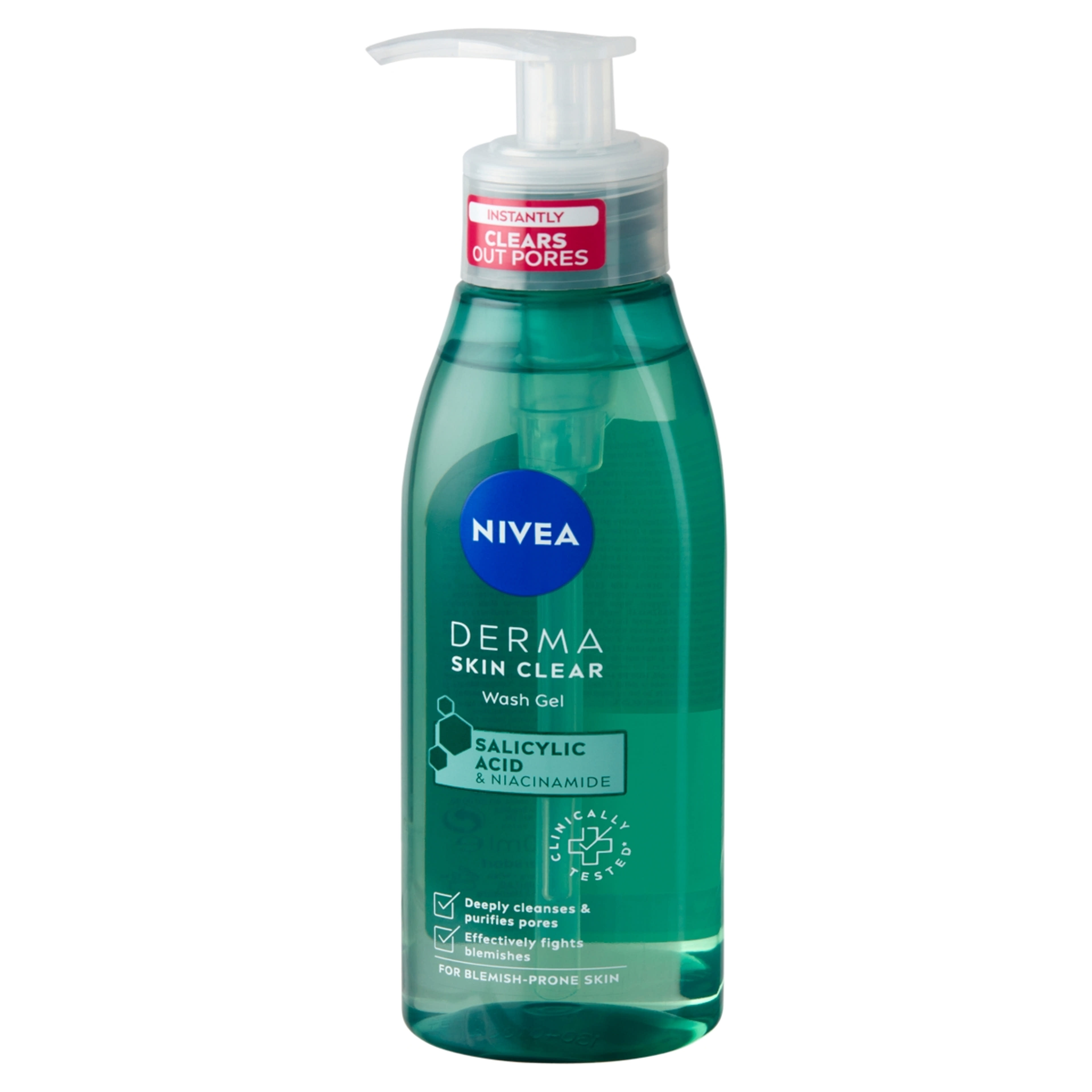 Nivea Derma Skin Clear arctisztító gél -150 ml-3