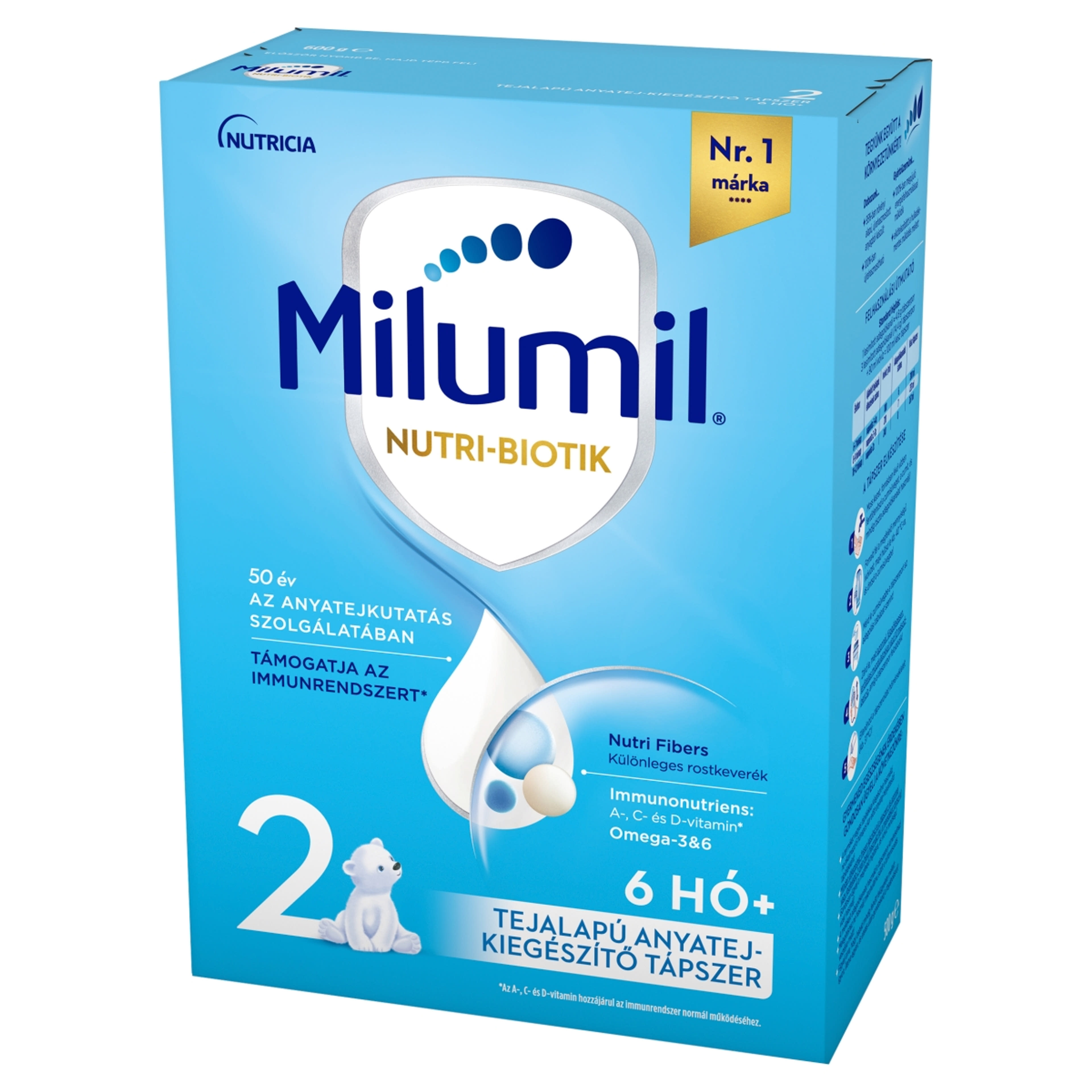 Milumil 2 tejalapú anyatej-kiegészítő tápszer 6 hónapos kortól - 500 g-2