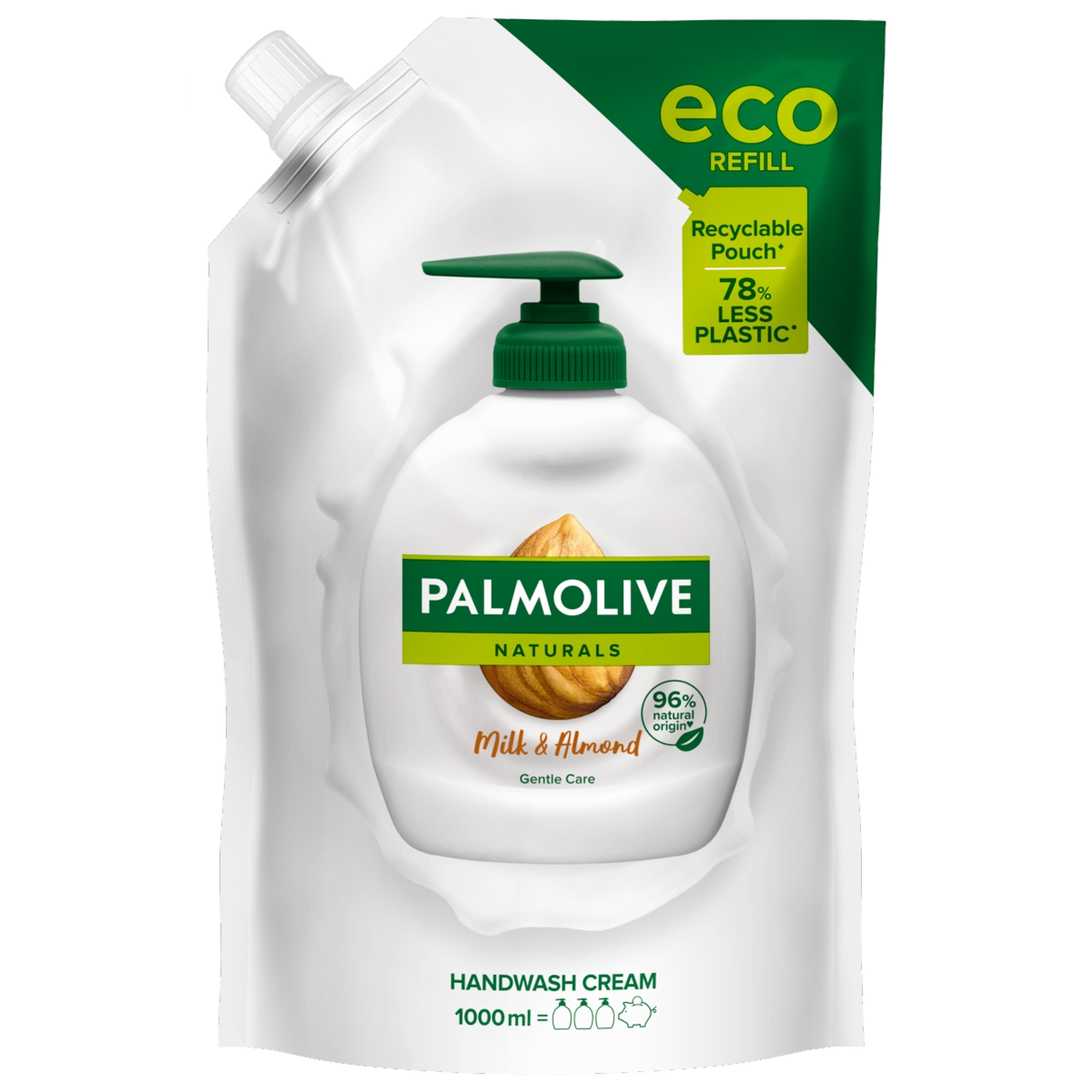 Palmolive Naturals Milk & Almond folyékony szappan utántöltő - 1000 ml