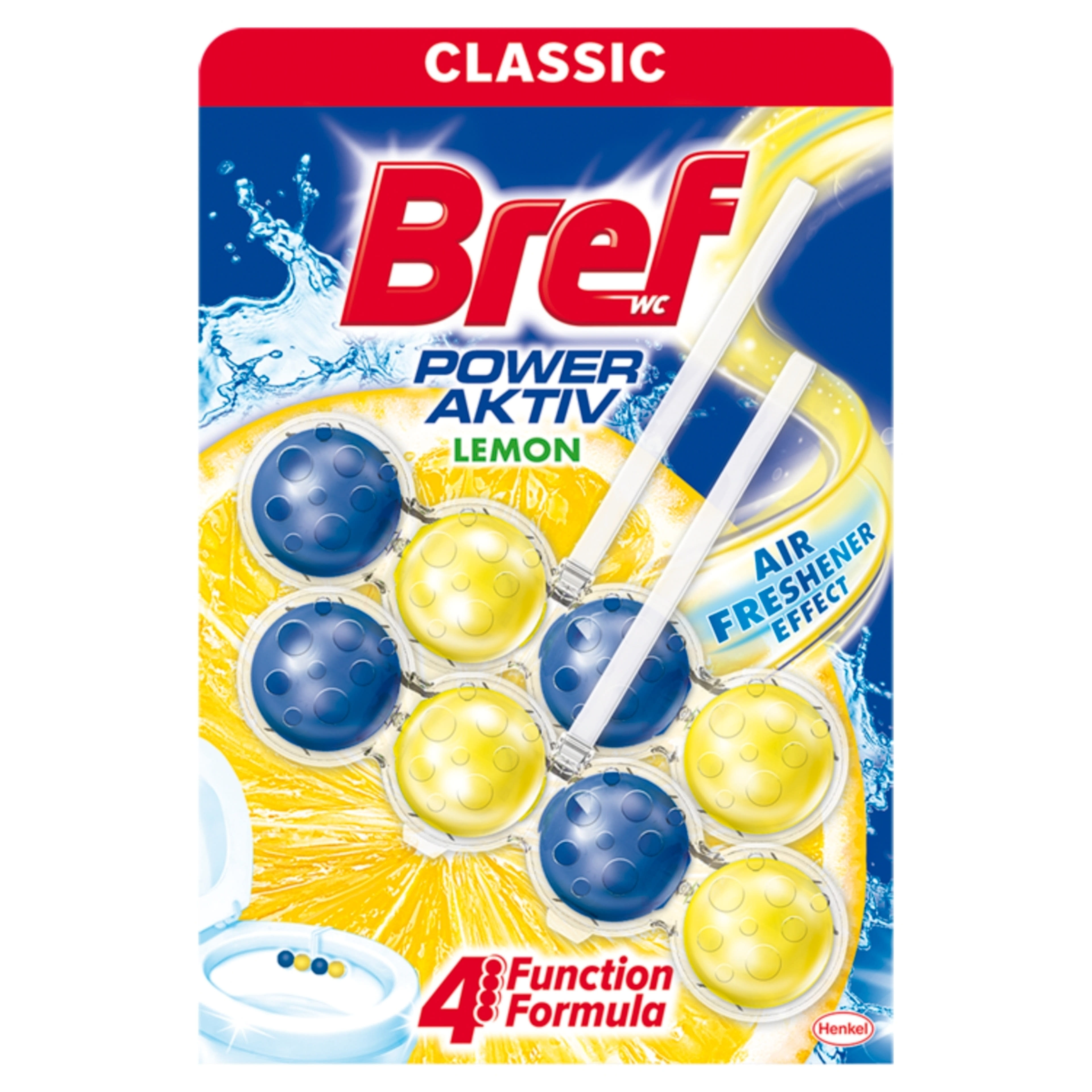 Bref Power Aktiv Lemon Duopack WC-Frissítő (2x50 g) - 100 g-1