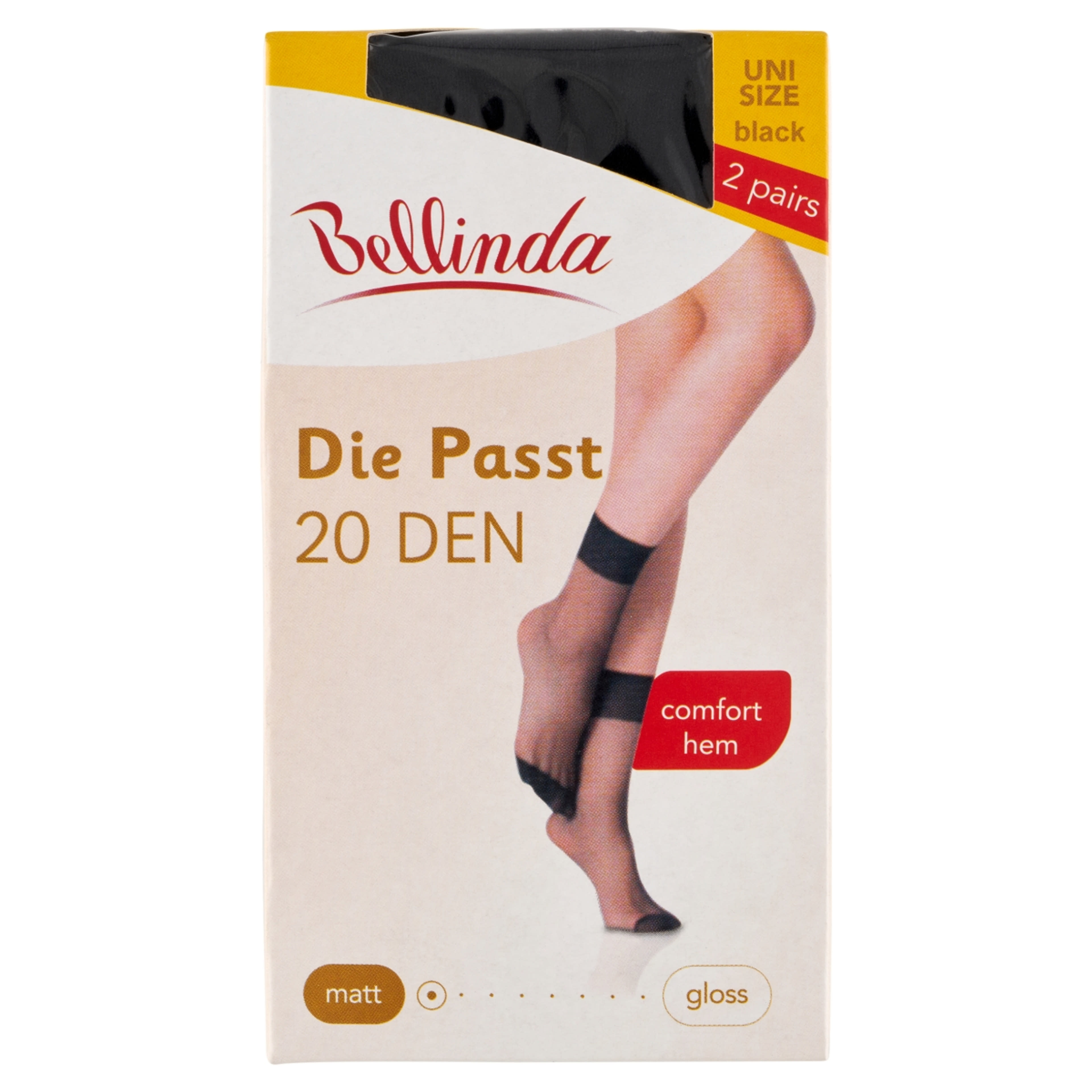 Bellinda bokafix die passt 20 den fekete  - 1 db-1
