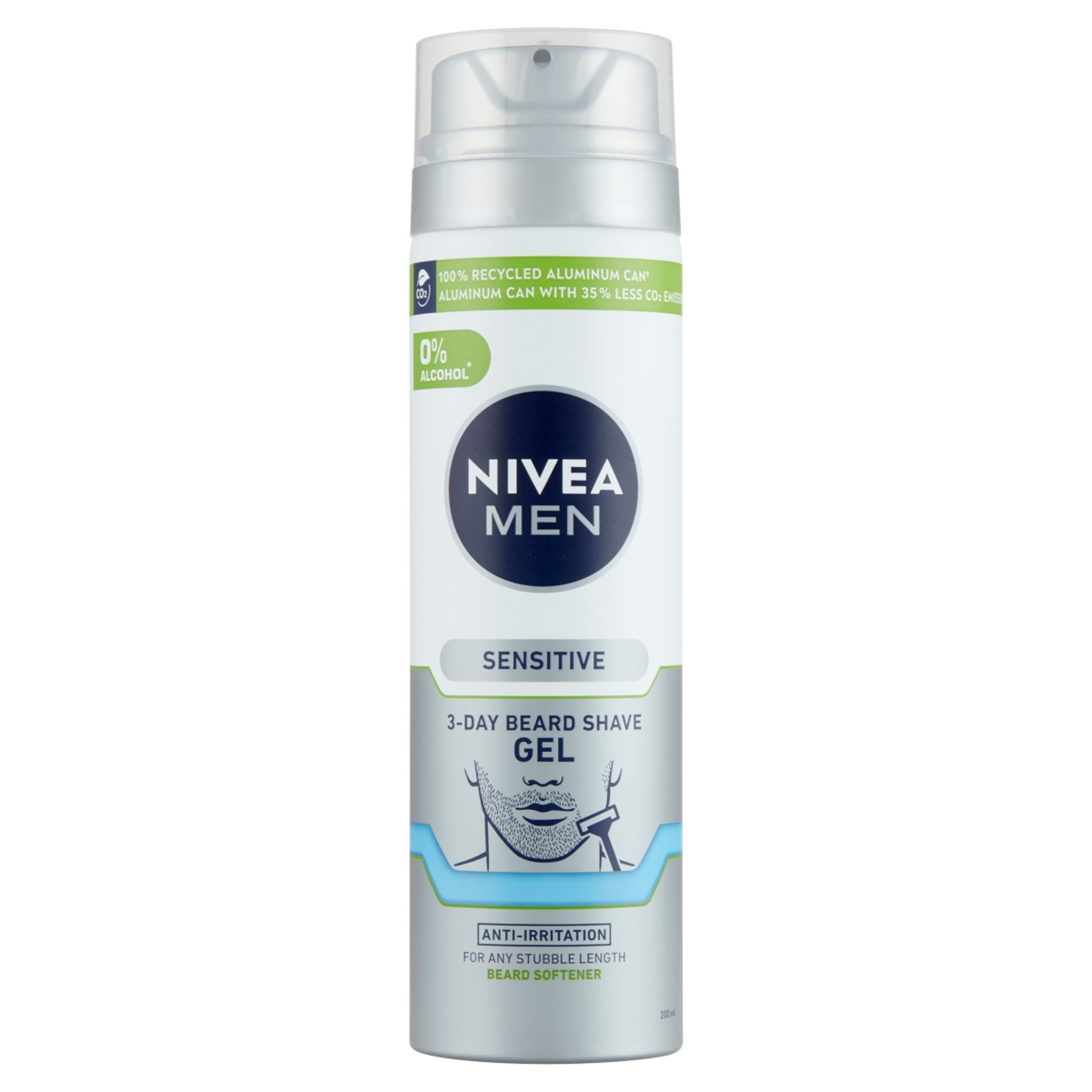 Nivea Men borotva gél sensitive 3 day beard - 200 ml
