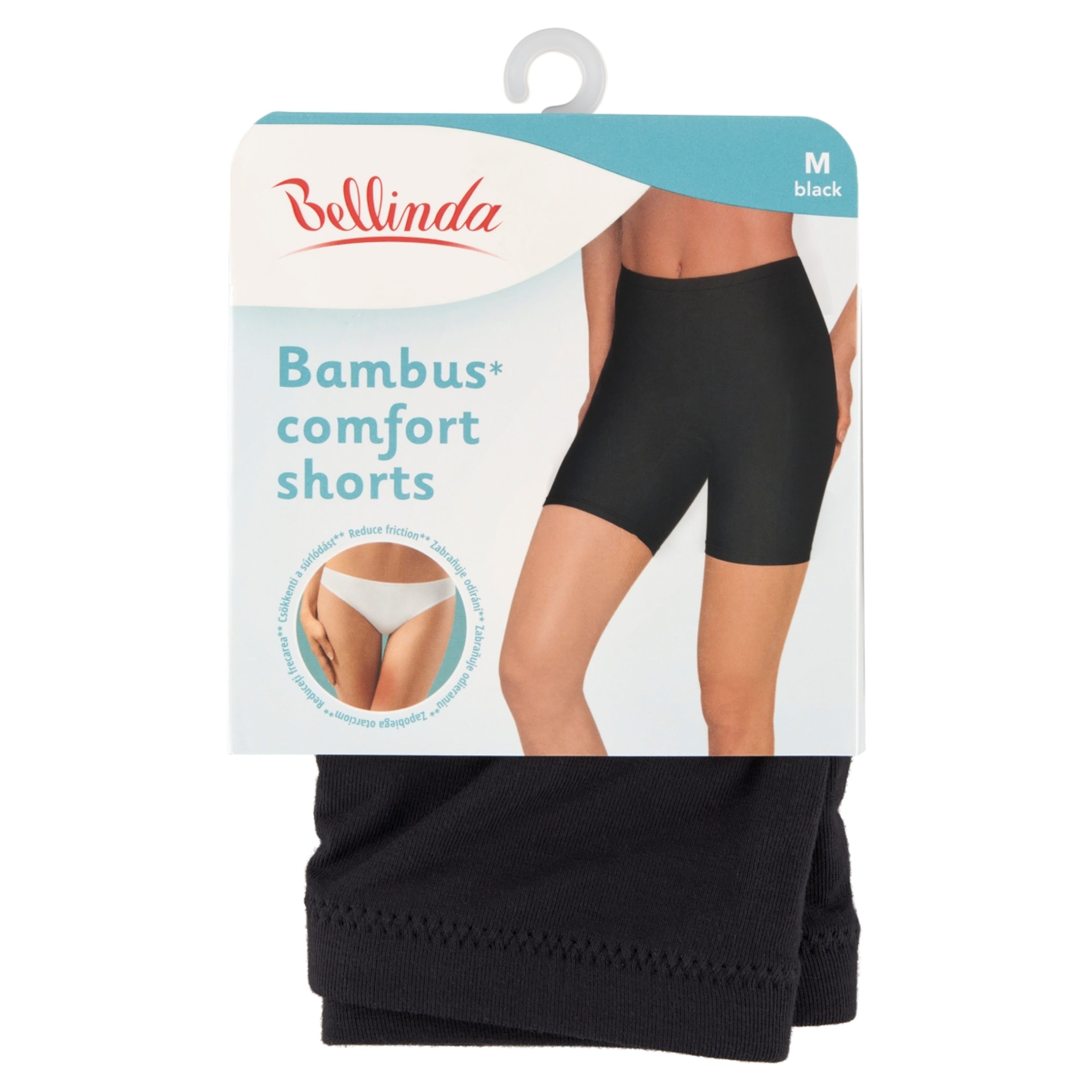 Bellinda Bambus Comfort short fekete M-es méret - 1 db-1