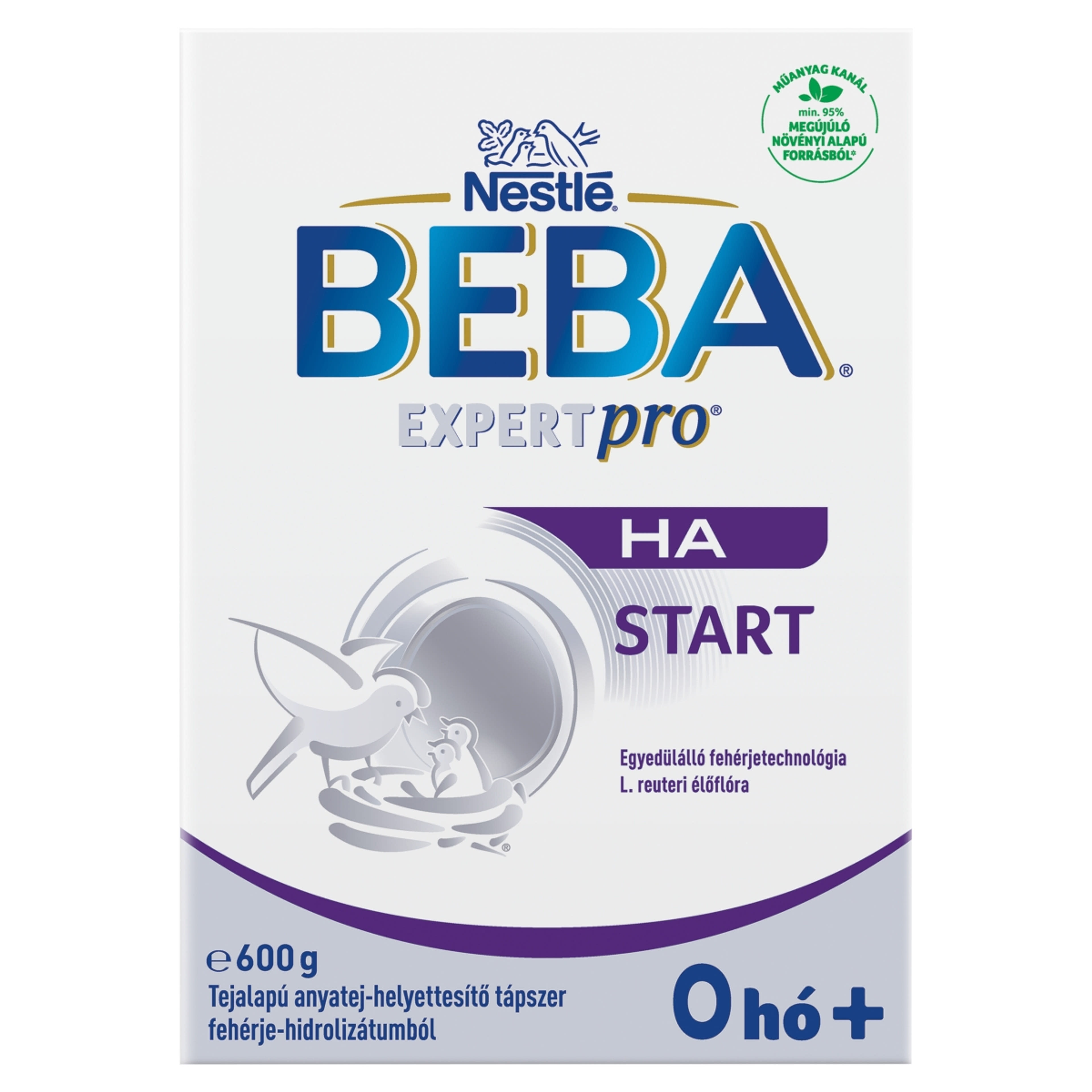 Beba Expertpro HA Start tejalapú anyatej-helyettesítő tápszer fehérje-hidrolizátumból 0 hónapos kortól -  600 g