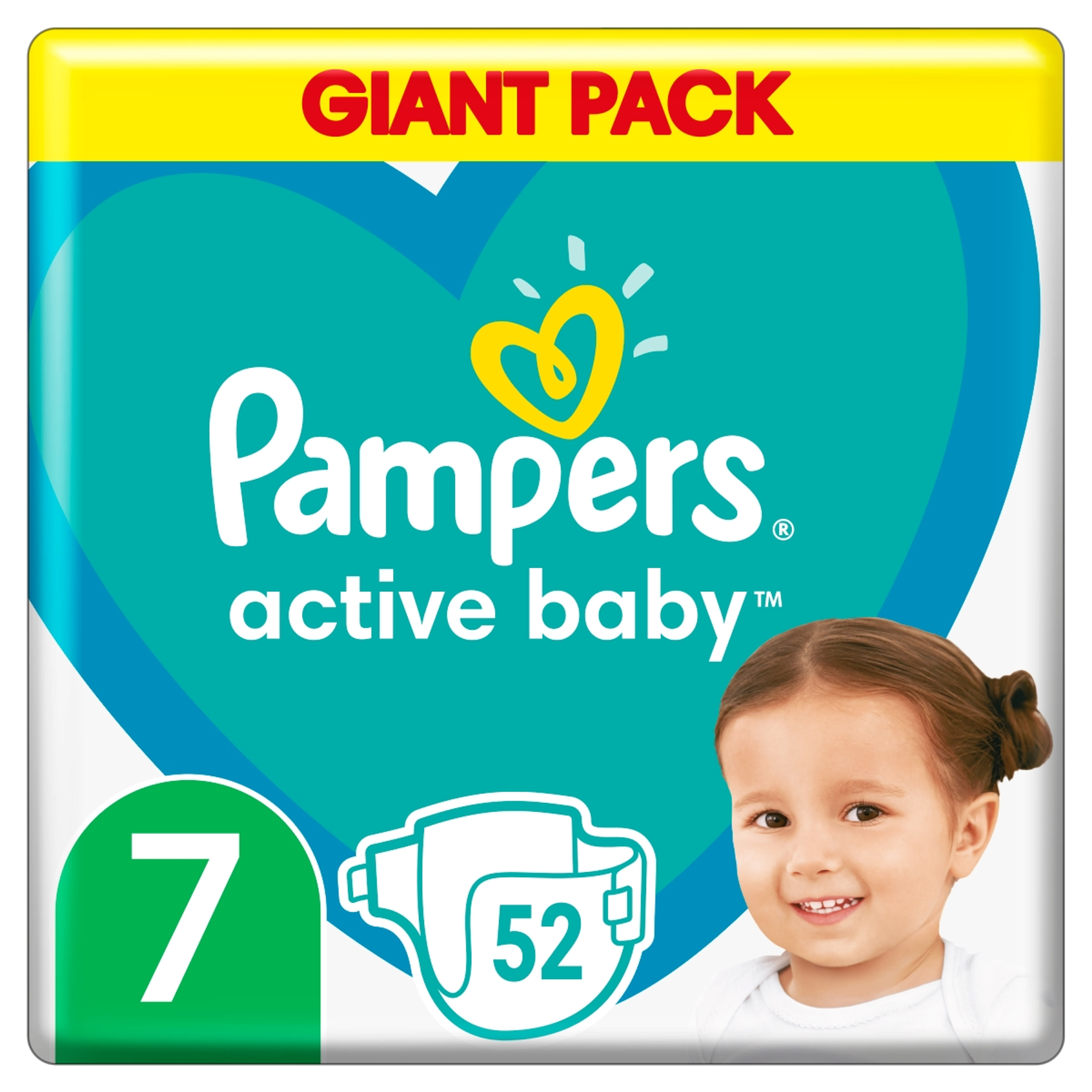 Pampers Active Baby Gianpack pelenka 7-es 15+kg - 52 db-9