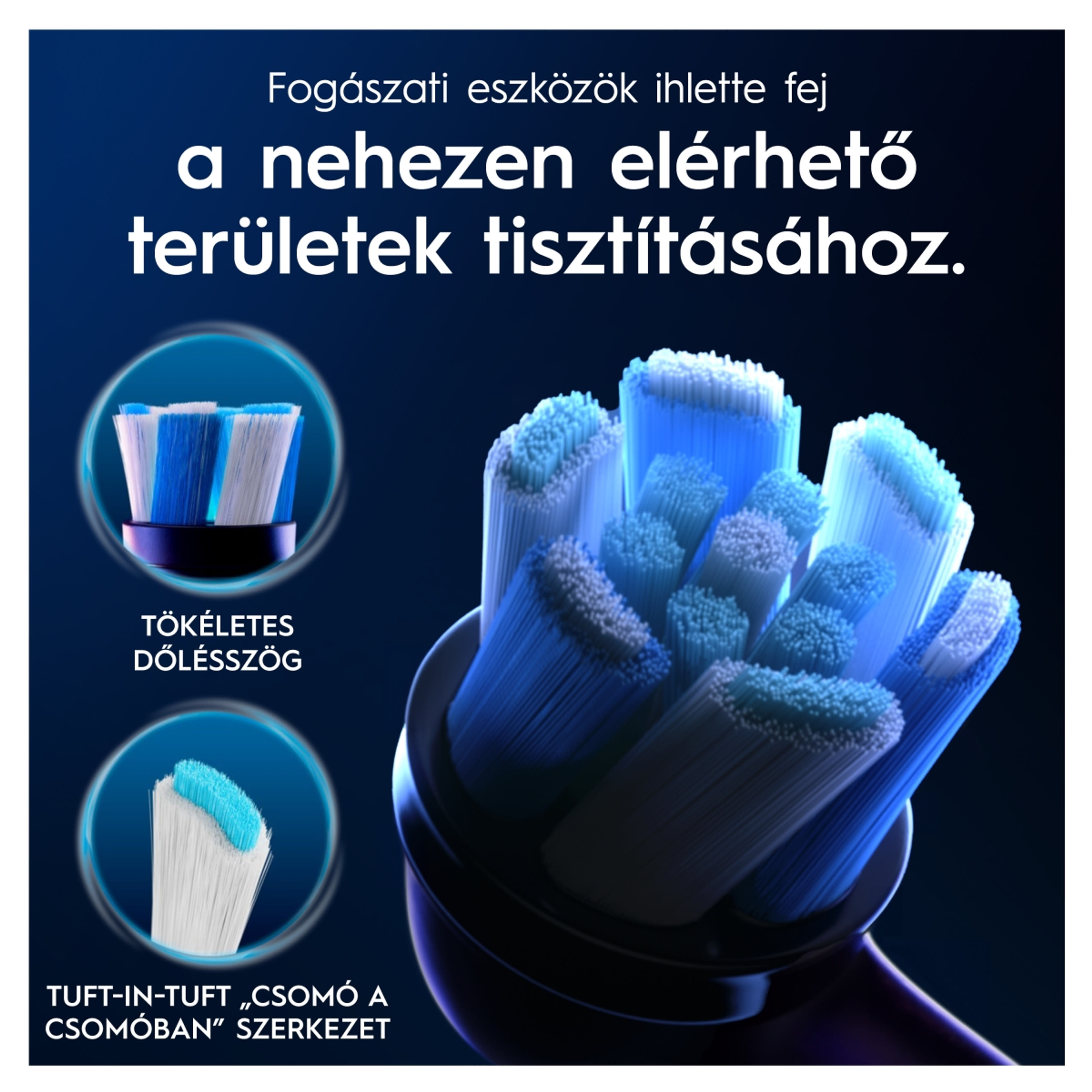 Oral-B iO Series Ultimate Clean elektromos fogkefe pótfej - 4 db-5