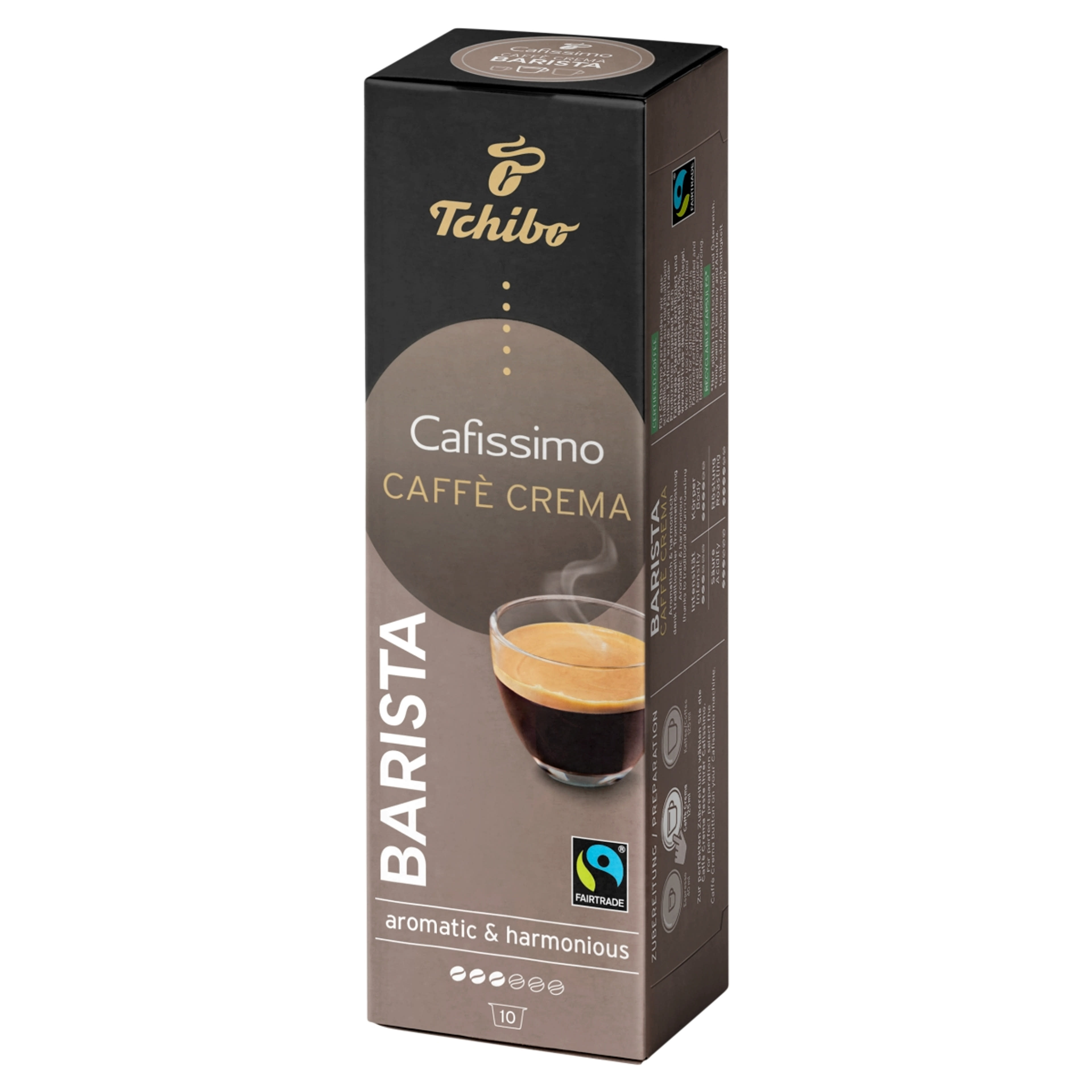 Tchibo Barista Caffee Crema Cafissimo kávékapszula - 10 db-2