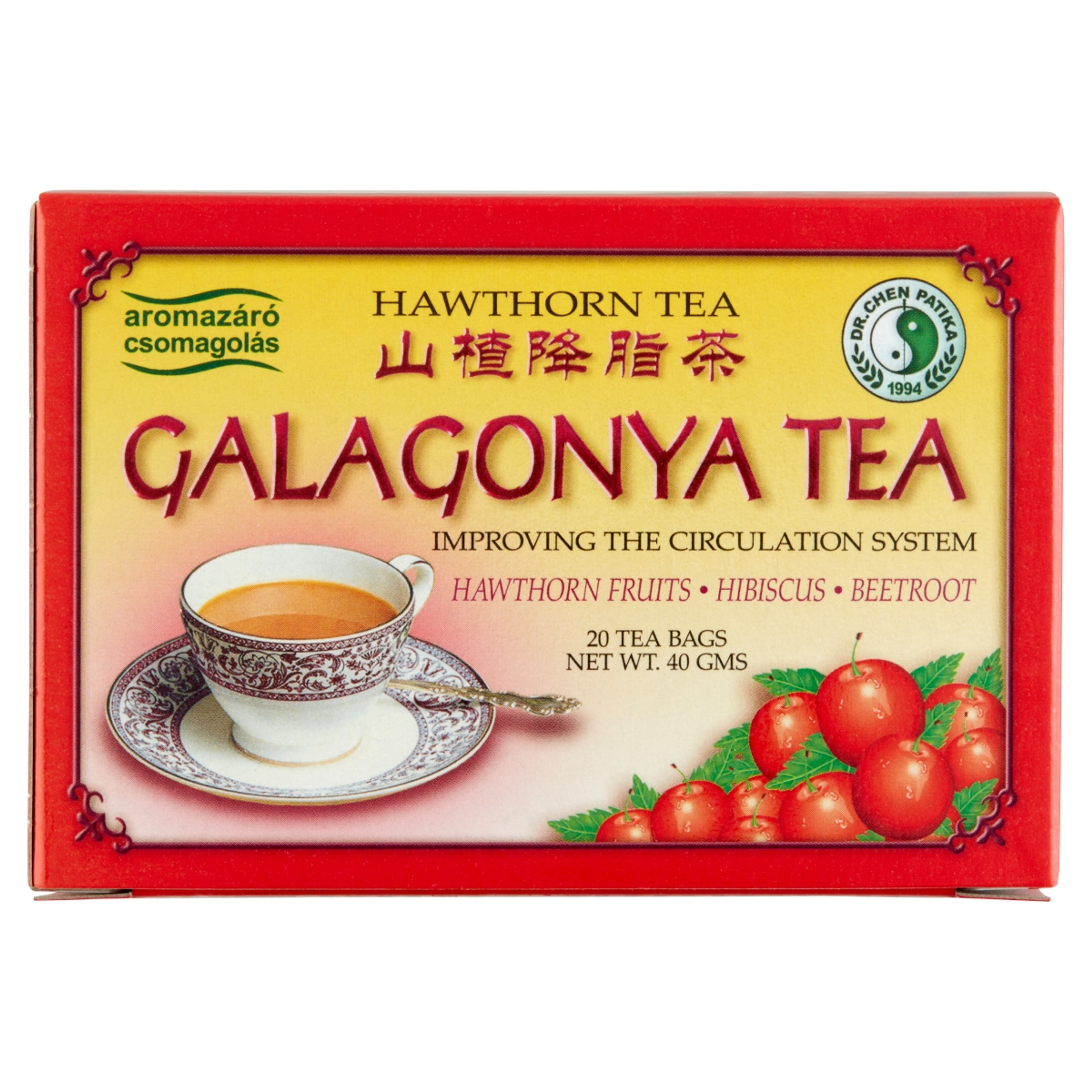 Dr.Chen Patika galagonya tea 20 x 2 g - 40 g-2