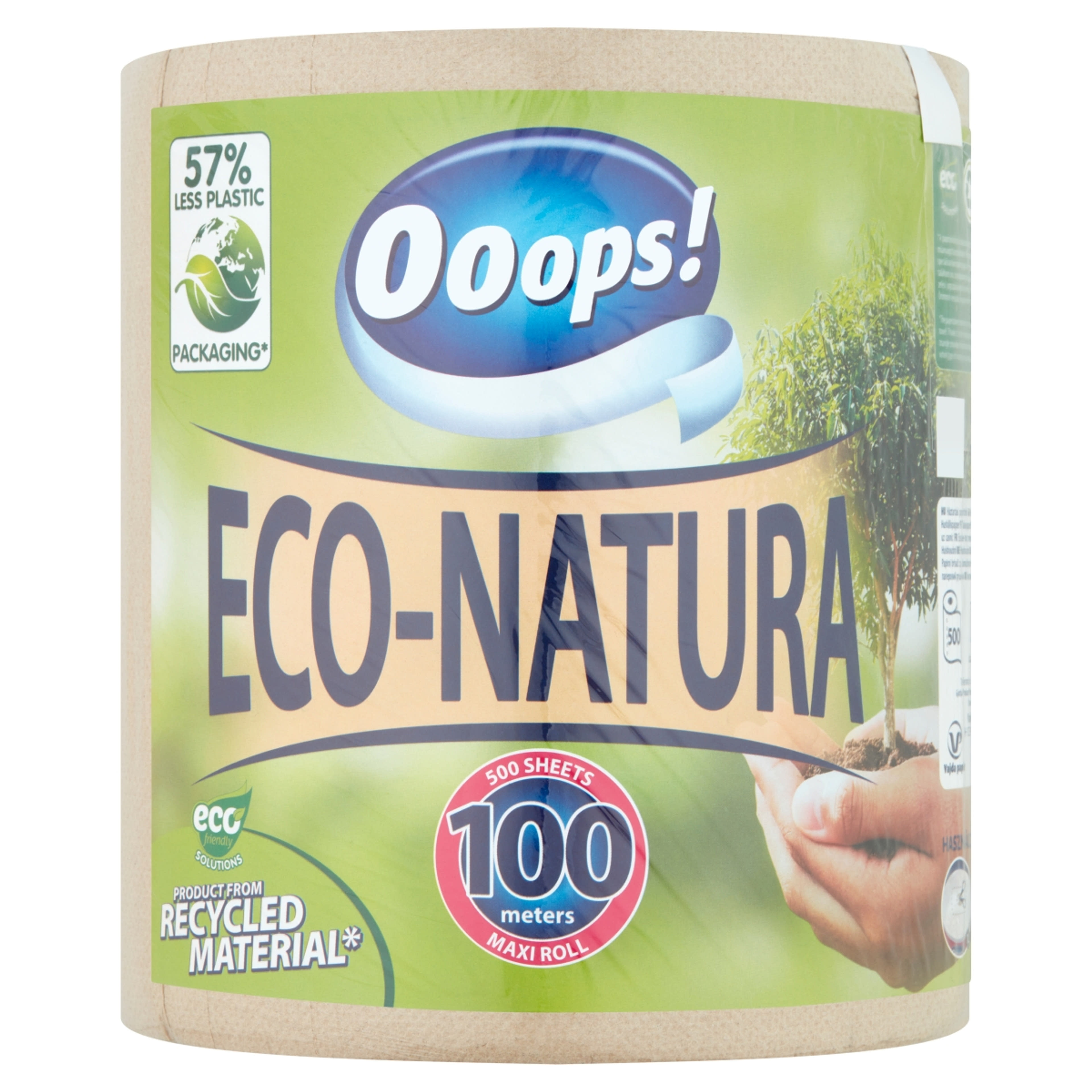 Ooops! Eco Natura konyhai papírtörlő, 2 rétegű - 1 db-2