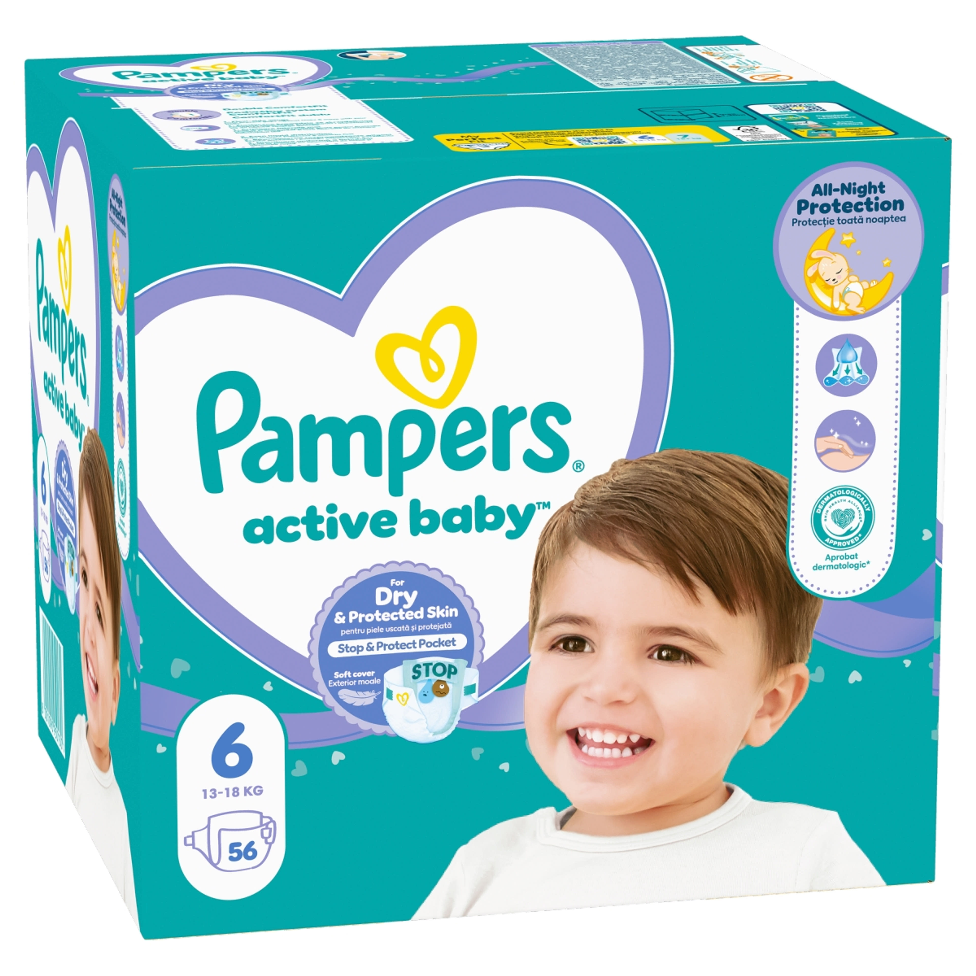 Pampers Active Baby Giant Pack Pelenka 6 - 56 db-2