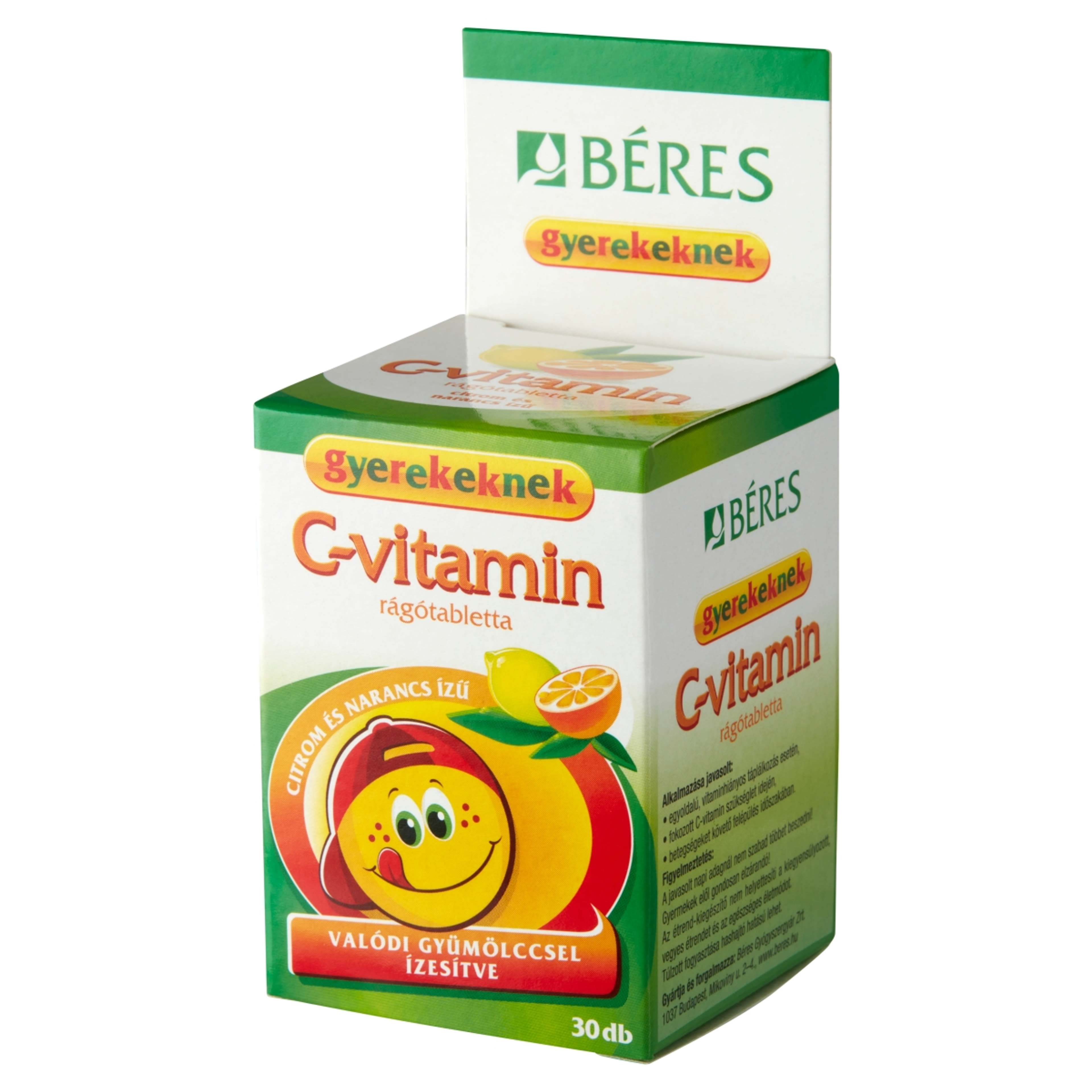 Béres C-Vitamin Gyerekeknek Rágótabletta - 30 db-2
