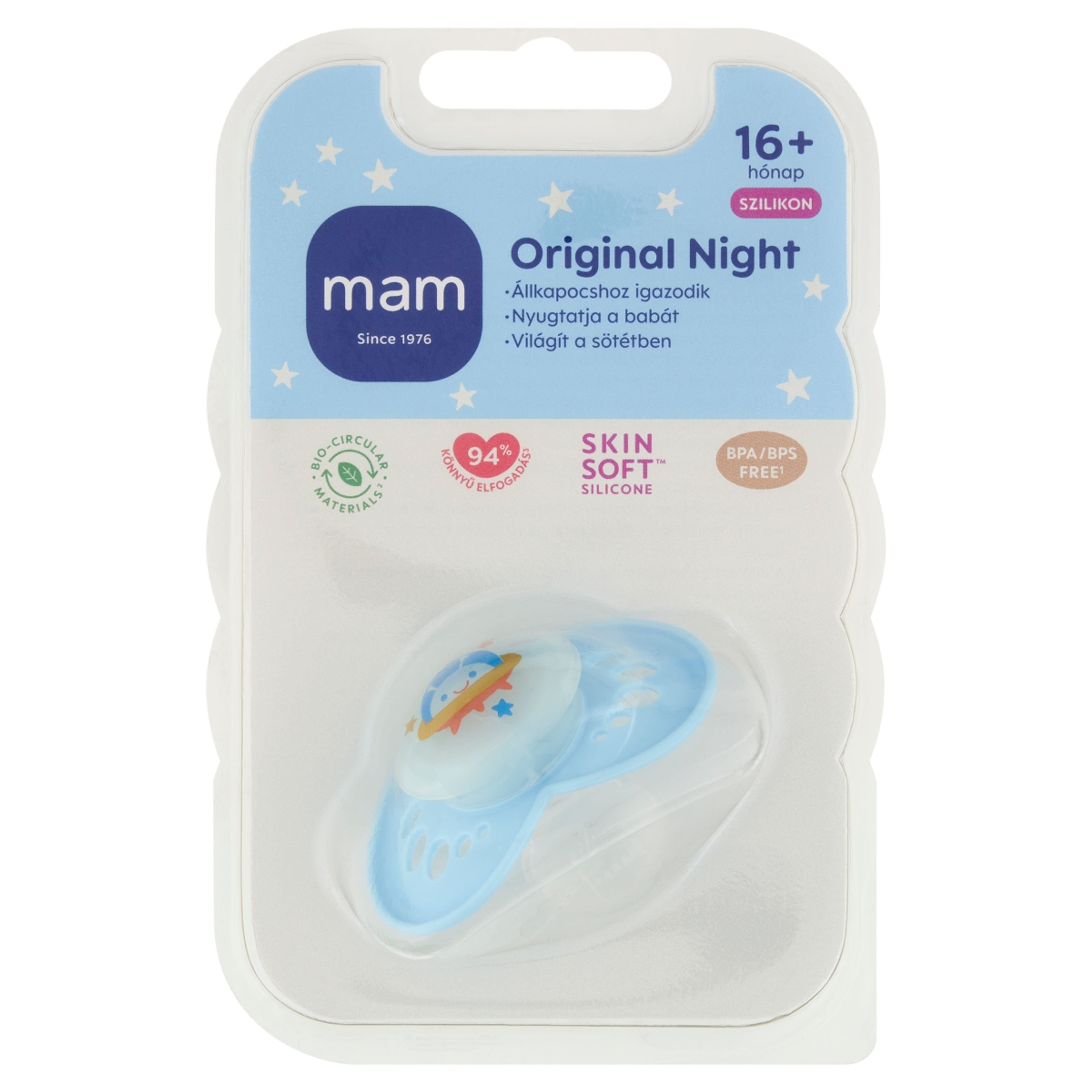 MAM Original Night szilikon alvócumi 16 hónapos kortól - 1 db-1