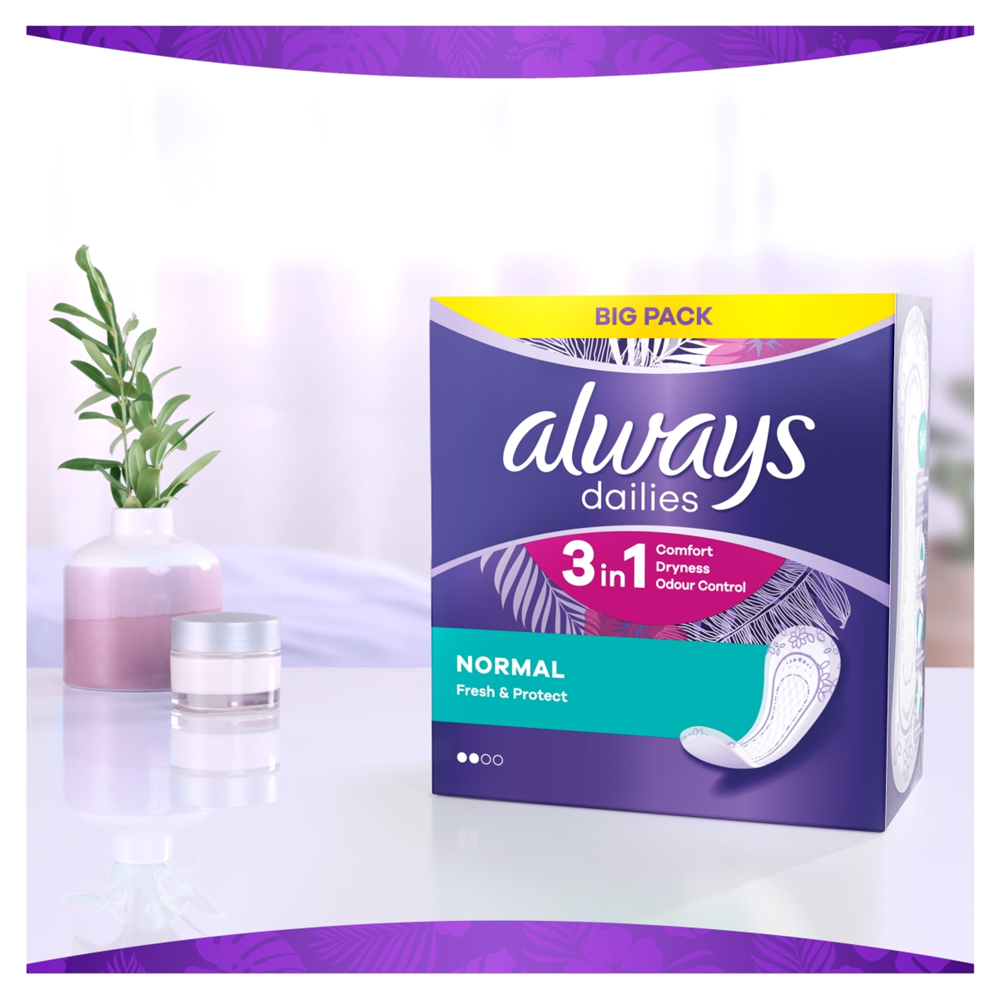 Always Dailies Normal Fresh Protect tisztasági betét - 80 db-5