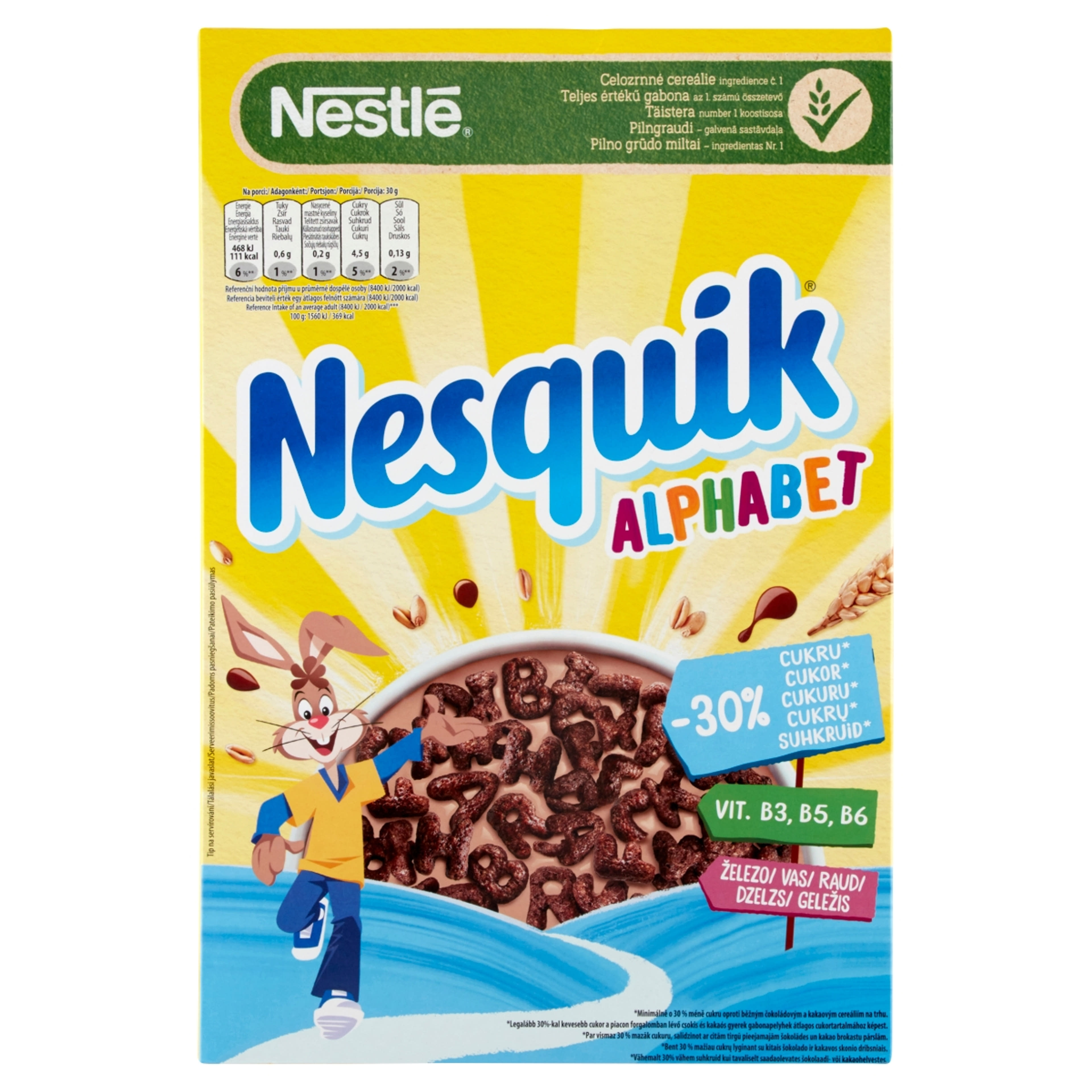 Nestlé Nesquik Alphabet gabonapehely kakaós  - 425 g-1