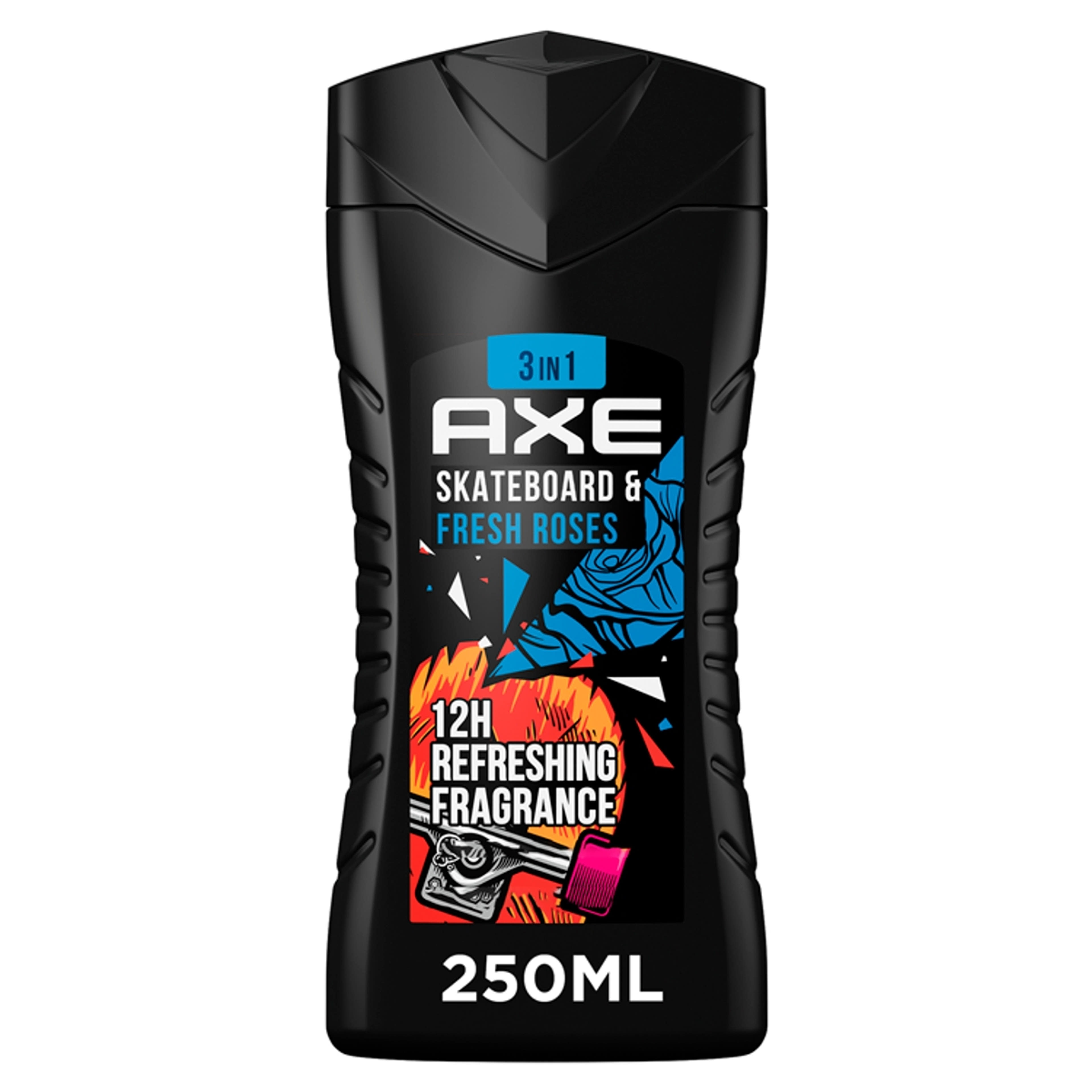 Axe tusfürdő Skateboard & roses férfi - 250 ml-2