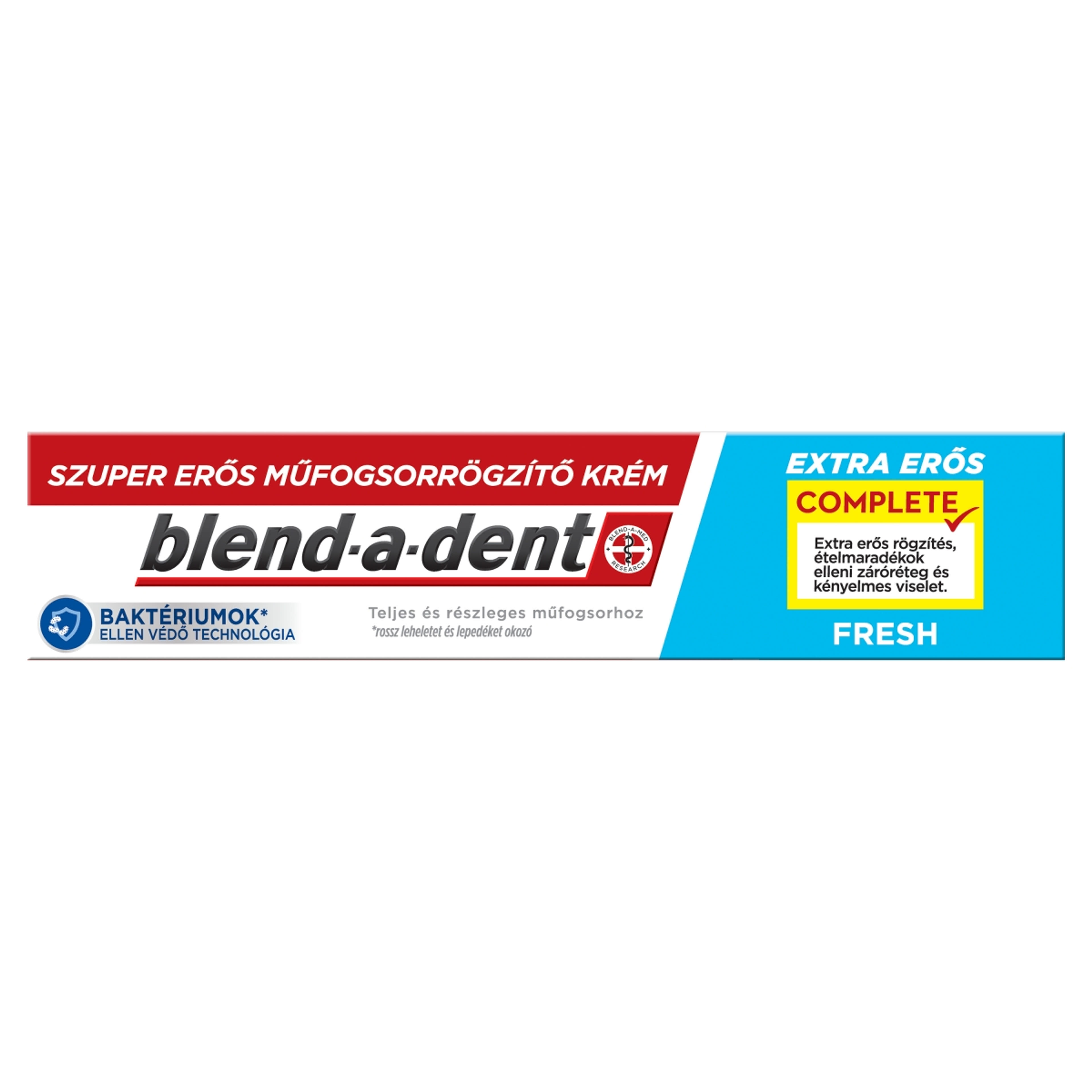 Blend-A-Dent Complete Fresh műfogsorrögzítő krém - 47 g