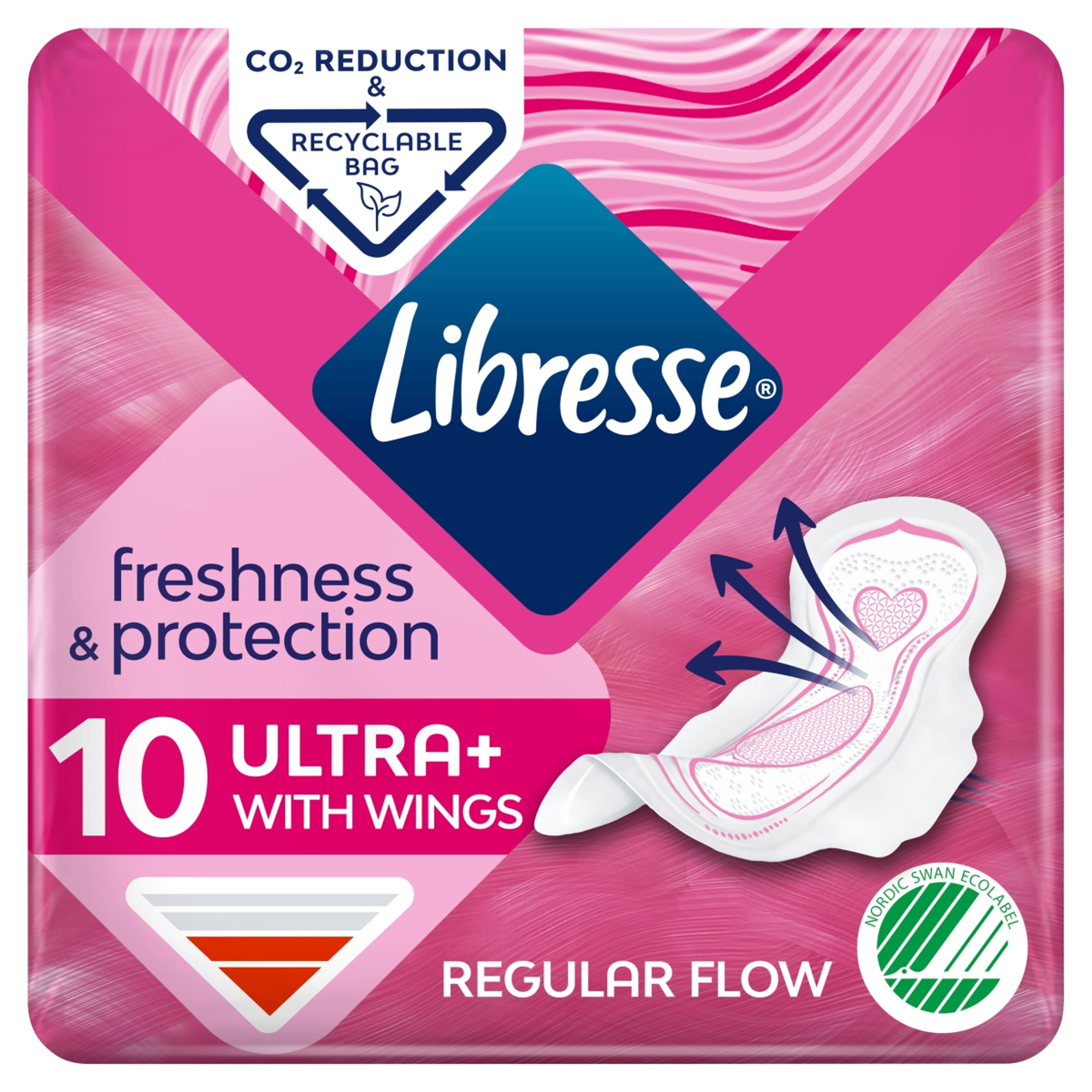 Libresse Ultra Normal vékony szárnyas egészségügyi betét - 10 db-3